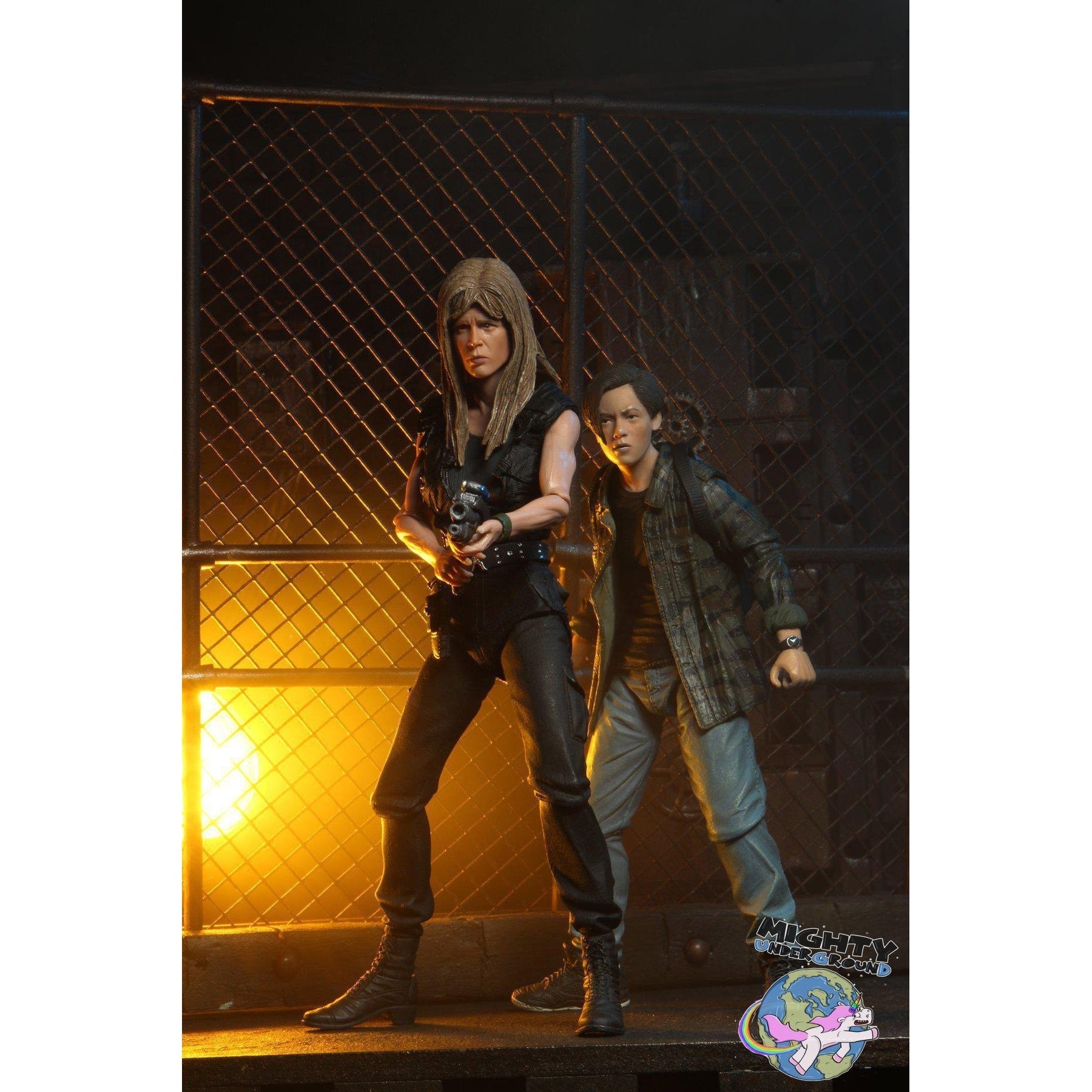Terminator 2: Sarah Connor & John Connor 2-Pack-Actionfiguren-NECA-mighty-underground
