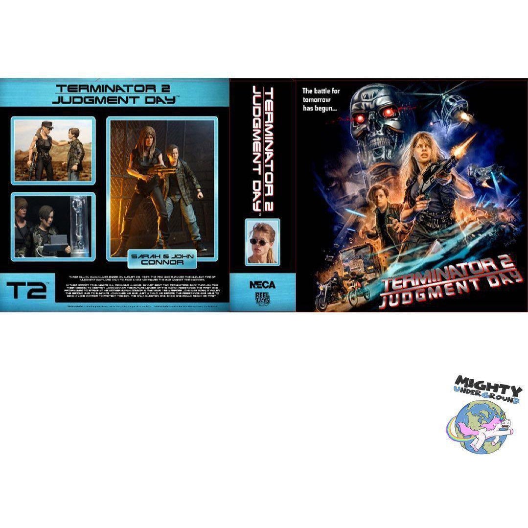 Terminator 2: Sarah Connor & John Connor 2-Pack-Actionfiguren-NECA-mighty-underground