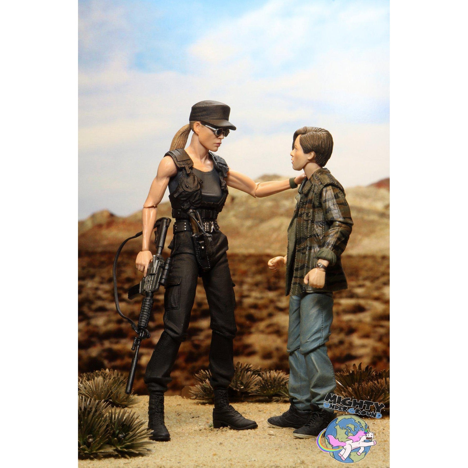 Terminator 2: Sarah Connor & John Connor 2-Pack-Actionfiguren-NECA-mighty-underground