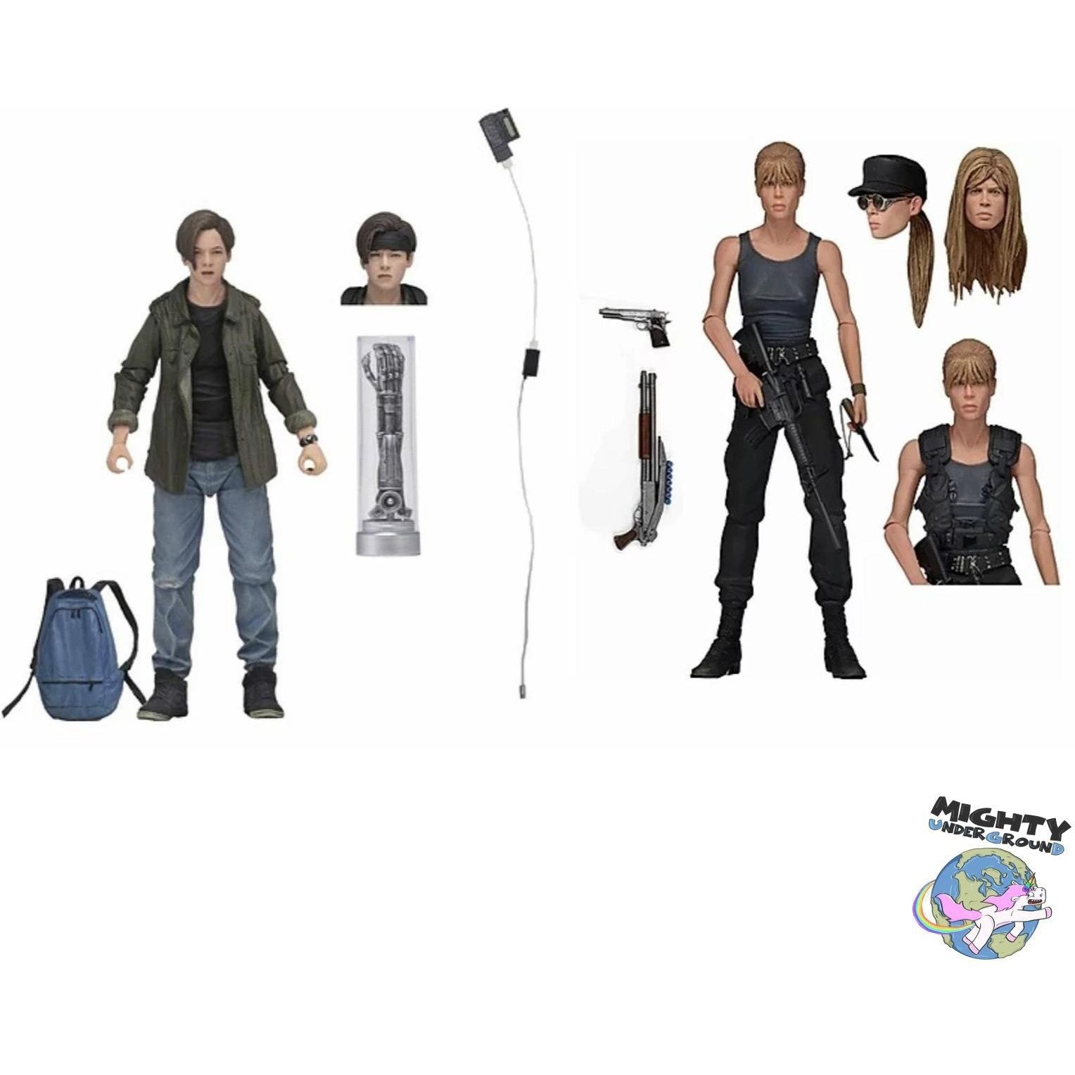 Terminator 2: Sarah Connor & John Connor 2-Pack-Actionfiguren-NECA-mighty-underground