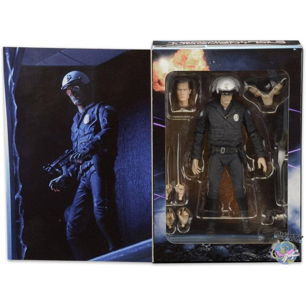 Terminator 2: Ultimate T-1000 (Motorcycle Cop) VORBESTELLUNG!-Actionfiguren-NECA-mighty-underground