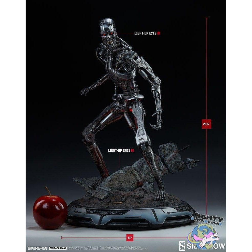Terminator: T-800 Endoskeleton Maquette - Statue-Statue-Sideshow-mighty-underground