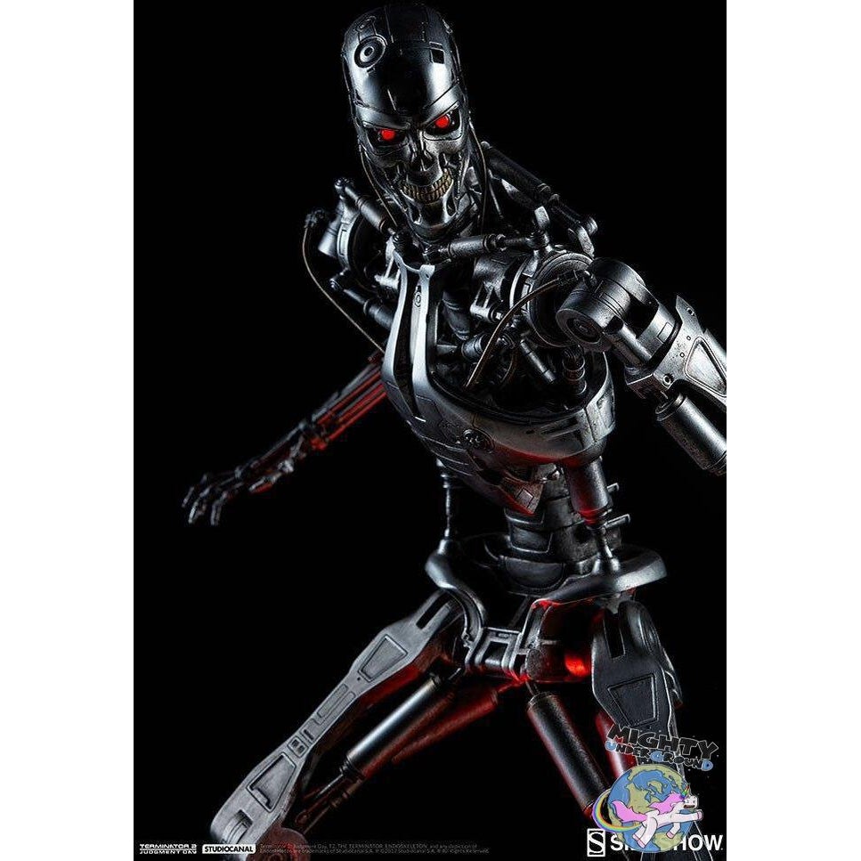 Terminator: T-800 Endoskeleton Maquette - Statue-Statue-Sideshow-mighty-underground
