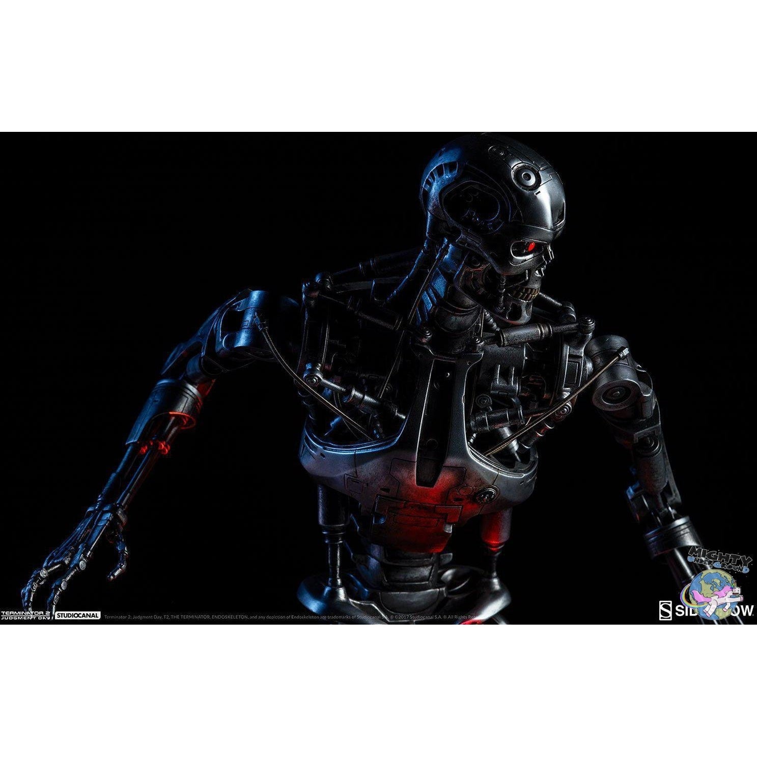 Terminator: T-800 Endoskeleton Maquette - Statue-Statue-Sideshow-mighty-underground
