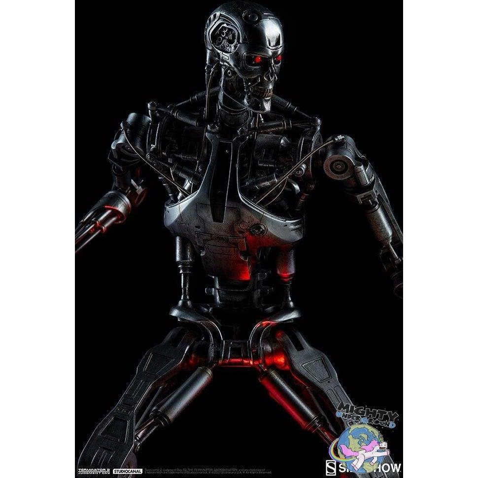 Terminator: T-800 Endoskeleton Maquette - Statue-Statue-Sideshow-mighty-underground