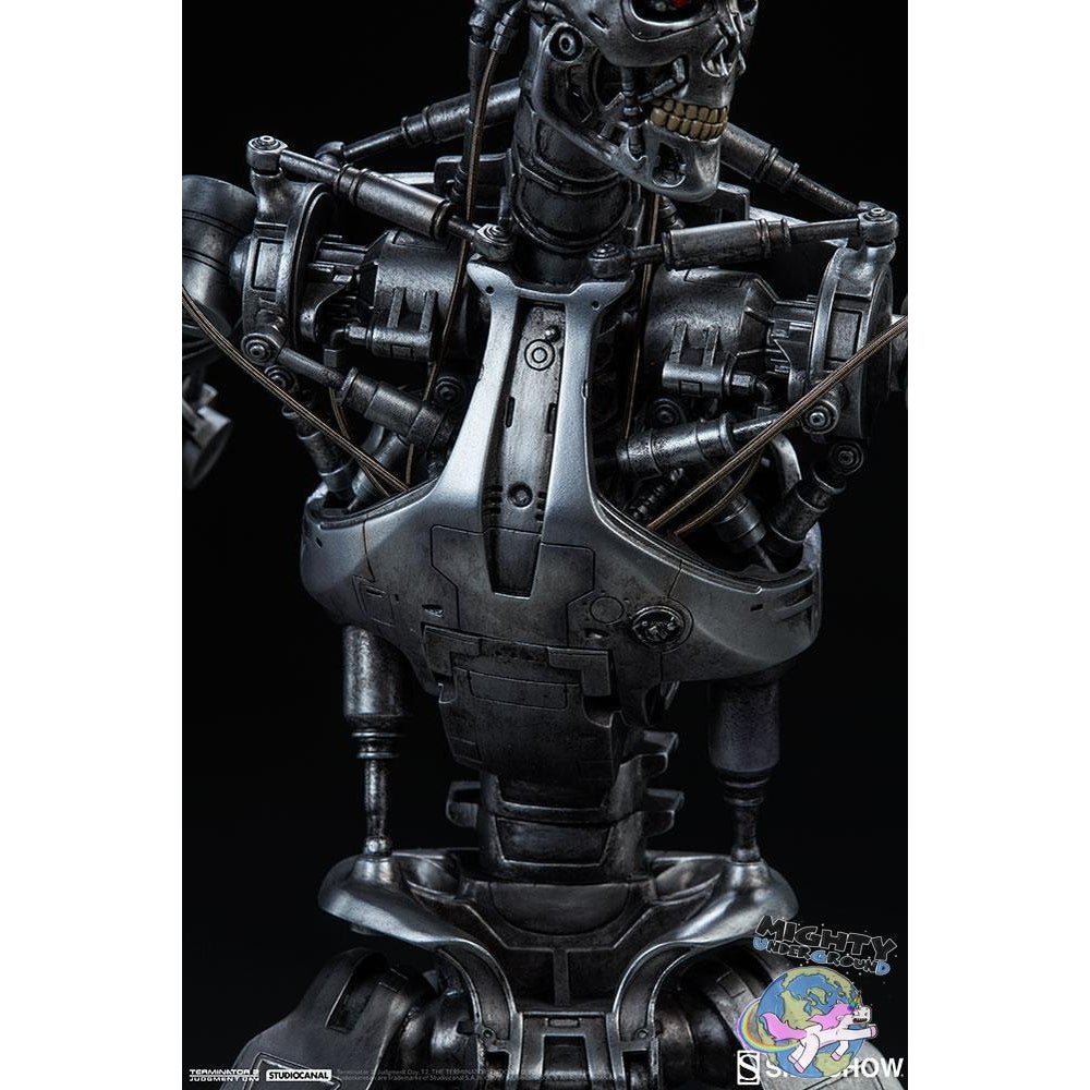 Terminator: T-800 Endoskeleton Maquette - Statue-Statue-Sideshow-mighty-underground