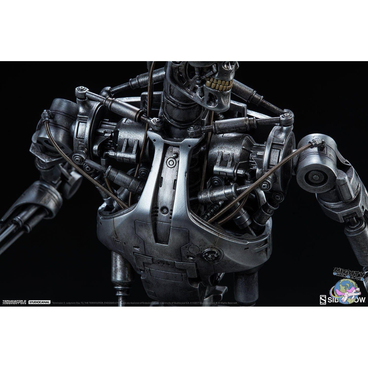 Terminator: T-800 Endoskeleton Maquette - Statue-Statue-Sideshow-mighty-underground