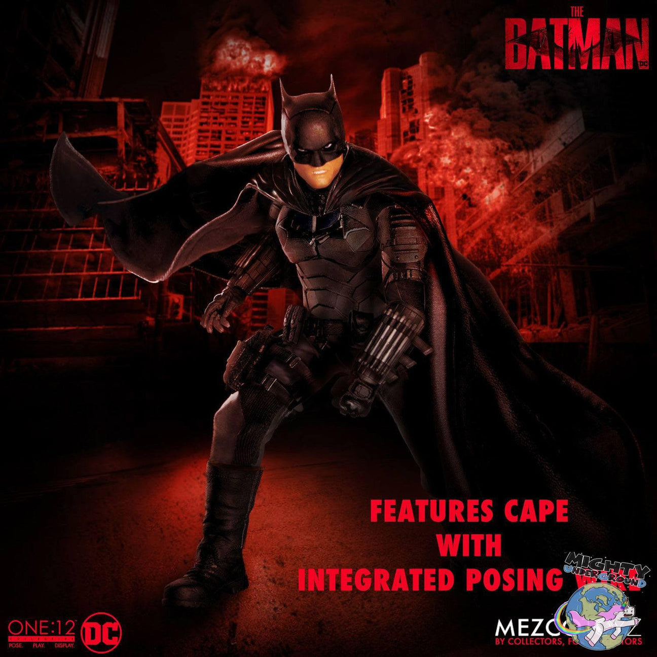 The Batman - 1/12-Actionfiguren-Mezco Toys-Mighty Underground