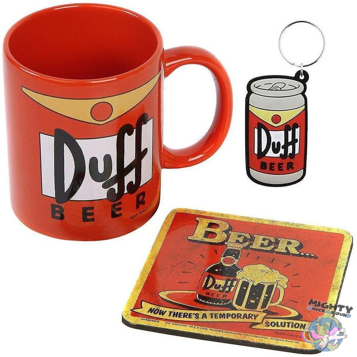 Geschenkset Simpsons: Mighty – Beer The Underground Duff -