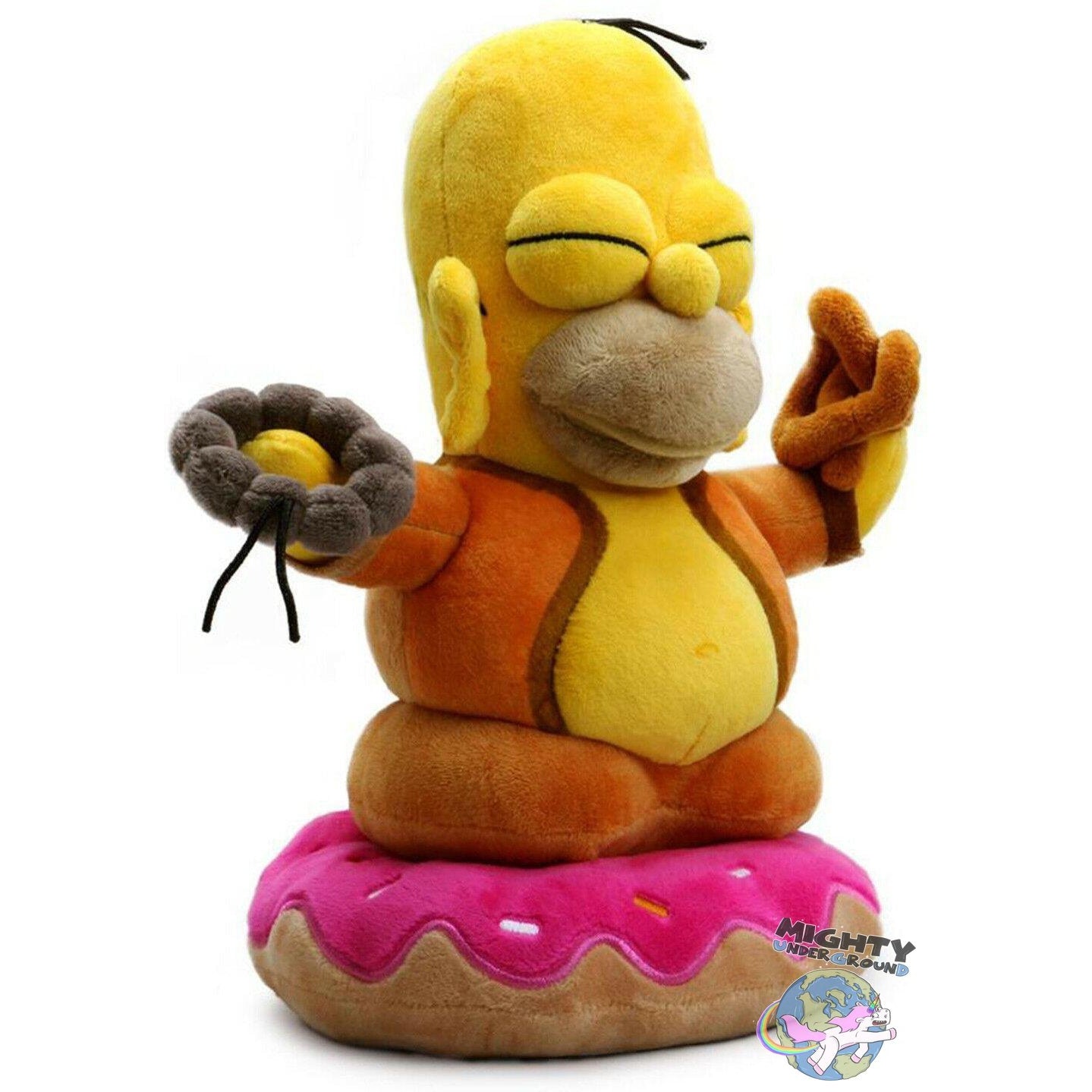 The Simpsons: Homer Buddha - Plüsch-Plüschfiguren-Kidrobot-mighty-underground