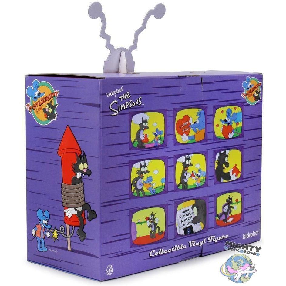 The Simpsons: Itchy & Scratchy - My bloody Valentine - Vinyl Art Figurines VORBESTELLUNG!-Figuren-Kidrobot-mighty-underground