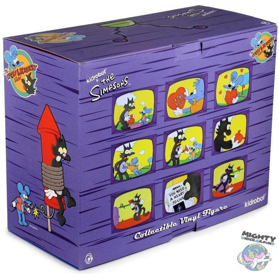The Simpsons: Itchy & Scratchy - My bloody Valentine - Vinyl Art Figurines VORBESTELLUNG!-Figuren-Kidrobot-mighty-underground