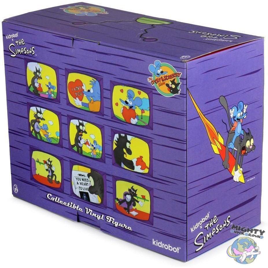 The Simpsons: Itchy & Scratchy - My bloody Valentine - Vinyl Art Figurines VORBESTELLUNG!-Figuren-Kidrobot-mighty-underground