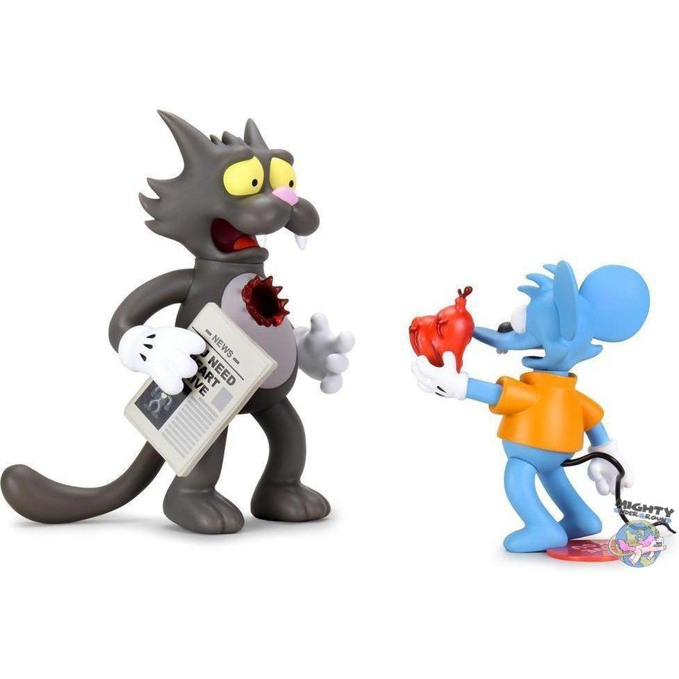 The Simpsons: Itchy & Scratchy - My bloody Valentine - Vinyl Art Figurines VORBESTELLUNG!-Figuren-Kidrobot-mighty-underground