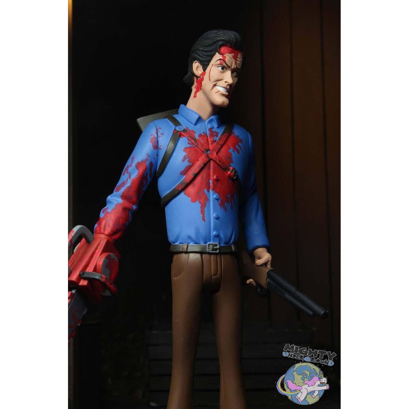 Toony Terrors: Ash (Evil Dead 2, bloody) VORBESTELLUNG!-Actionfiguren-NECA-mighty-underground