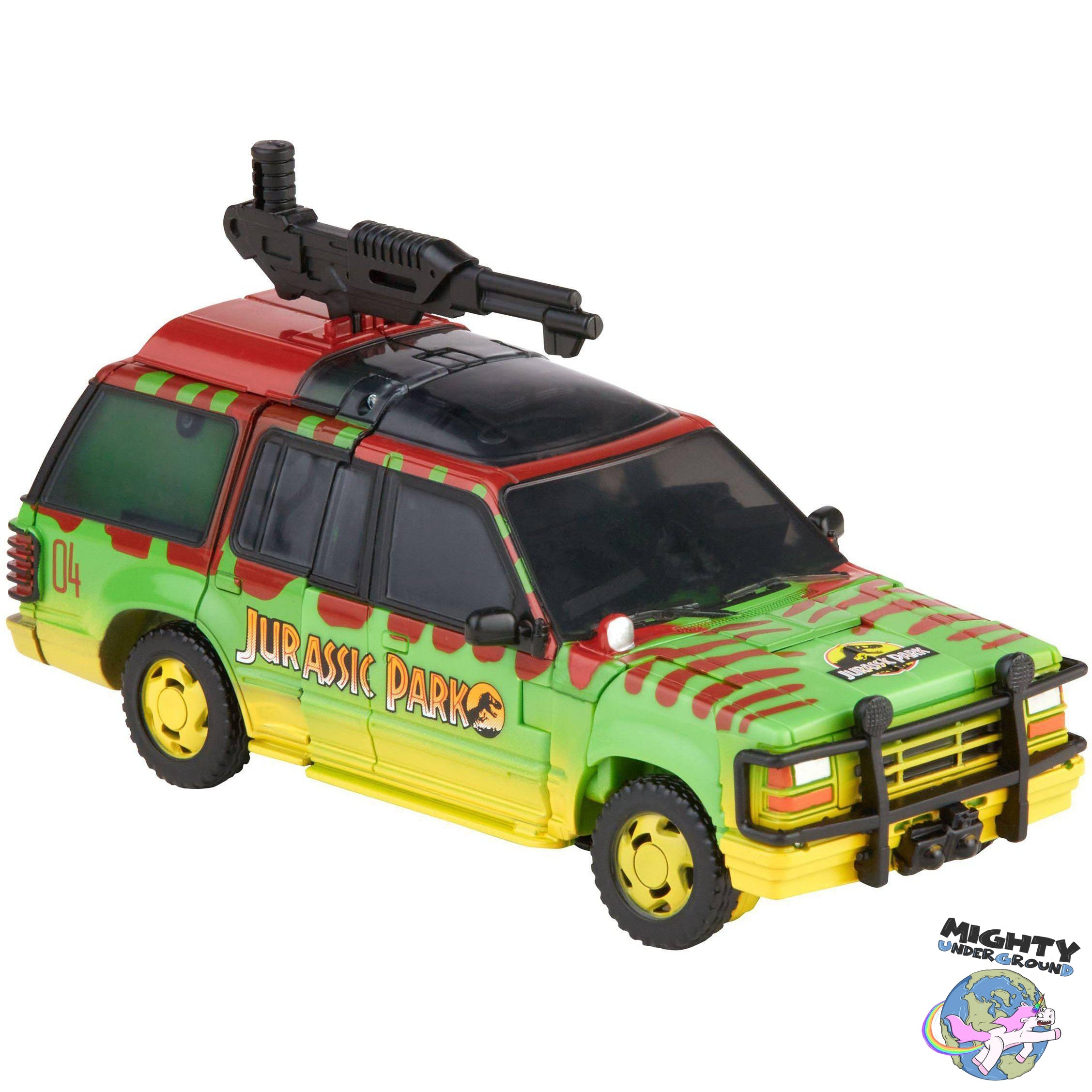 Transformers Collaborative: Jurassic Park Tyrannocon Rex & Autobot JP93-Actionfiguren-Hasbro-Mighty Underground