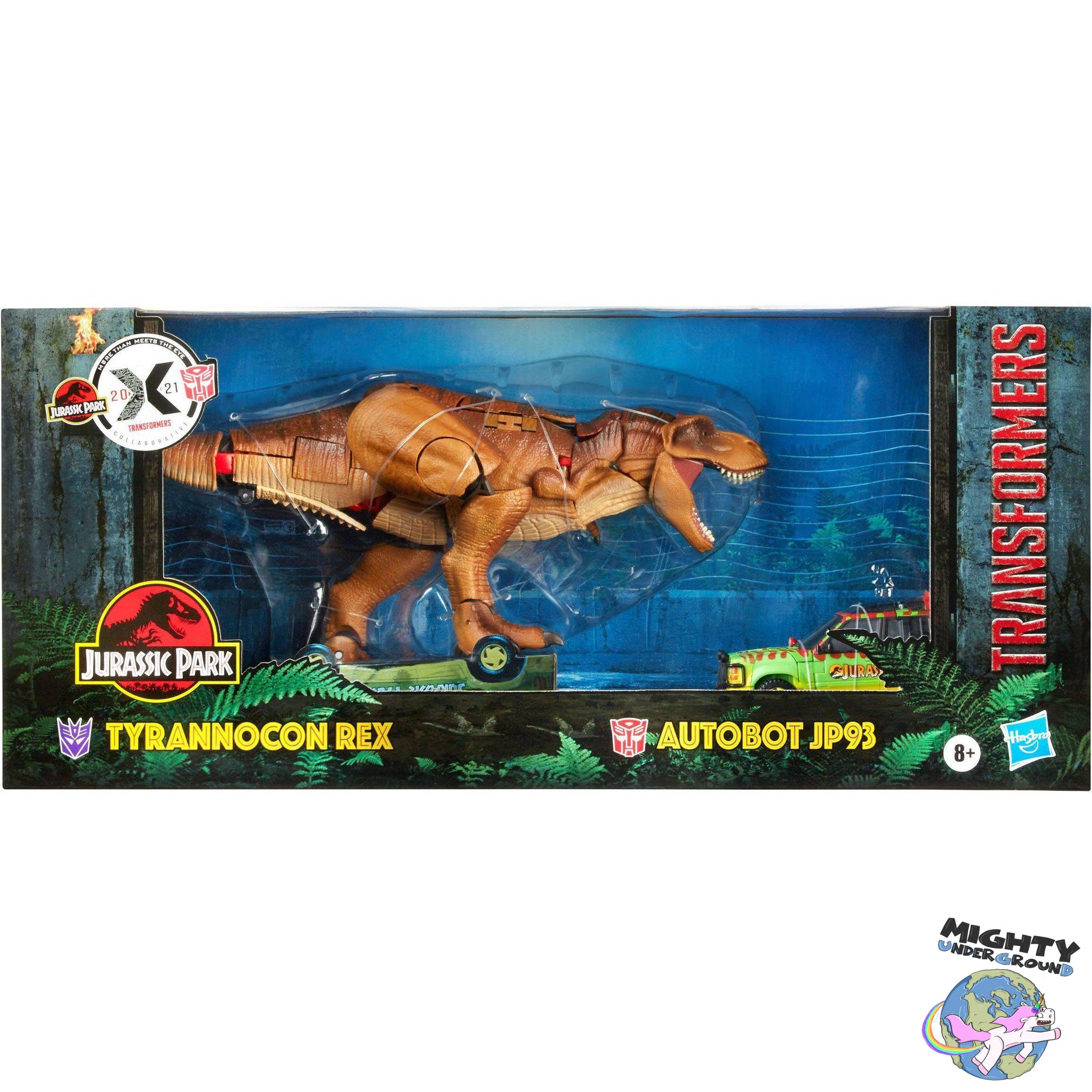 Transformers Collaborative: Jurassic Park Tyrannocon Rex & Autobot JP93-Actionfiguren-Hasbro-Mighty Underground
