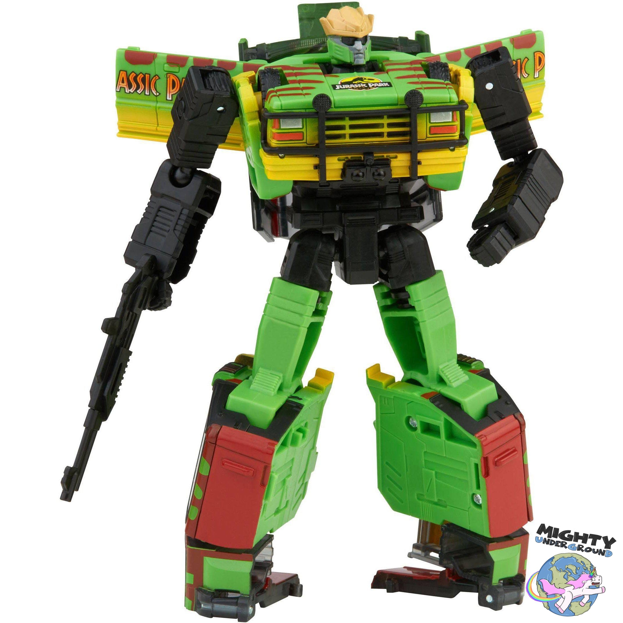 Transformers Collaborative: Jurassic Park Tyrannocon Rex & Autobot JP93-Actionfiguren-Hasbro-Mighty Underground