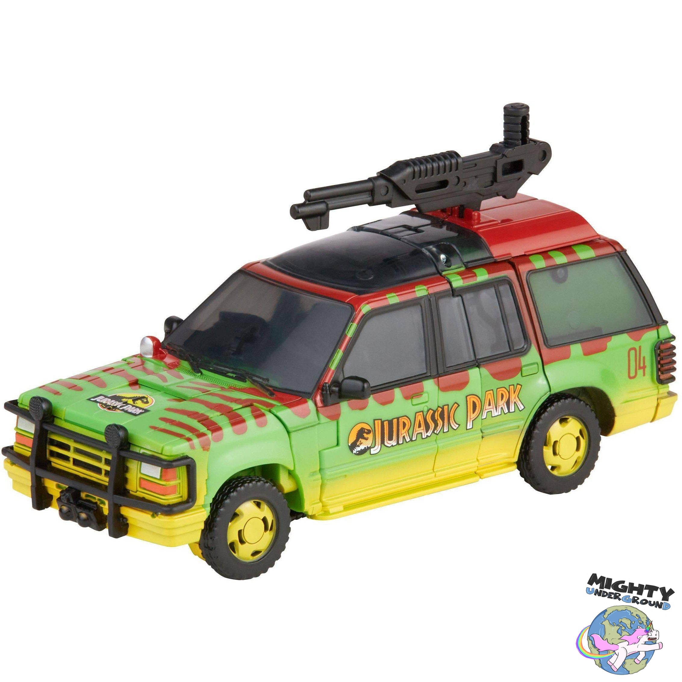 Transformers Collaborative: Jurassic Park Tyrannocon Rex & Autobot JP93-Actionfiguren-Hasbro-Mighty Underground