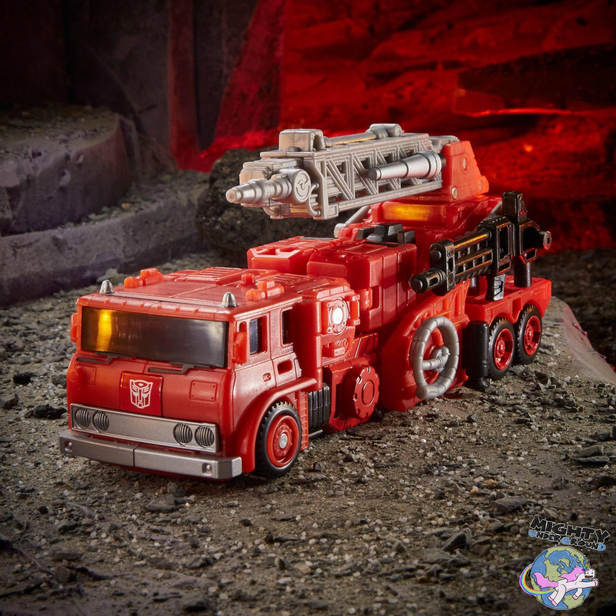 Transformers Generations: Inferno - Voyager Class (War for Cybertron: Kingdom)-Actionfiguren-Hasbro-Mighty Underground