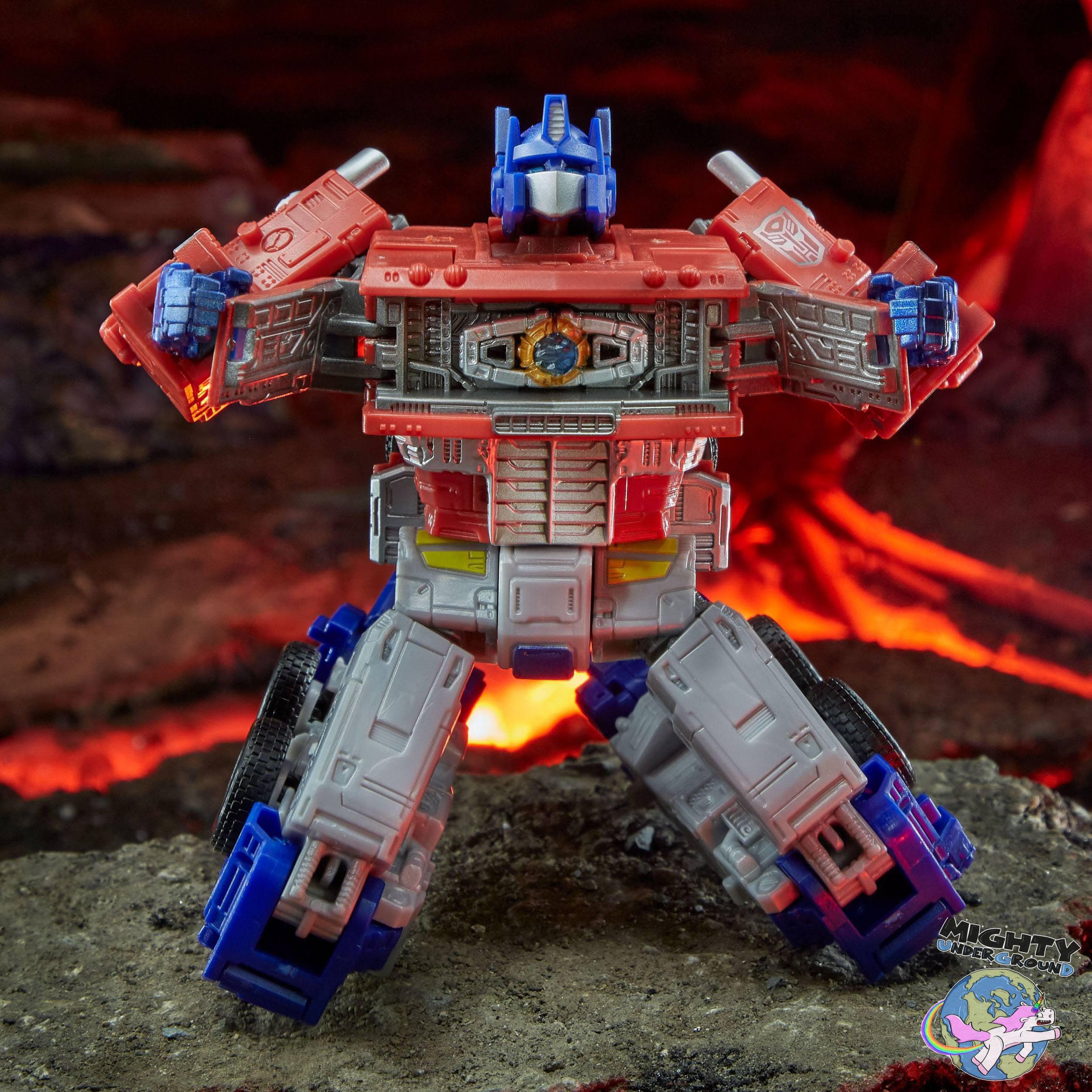 Transformers Generations: Optimus Prime - Leader Class (War for Cybertron Kingdom)-Actionfiguren-Hasbro-Mighty Underground