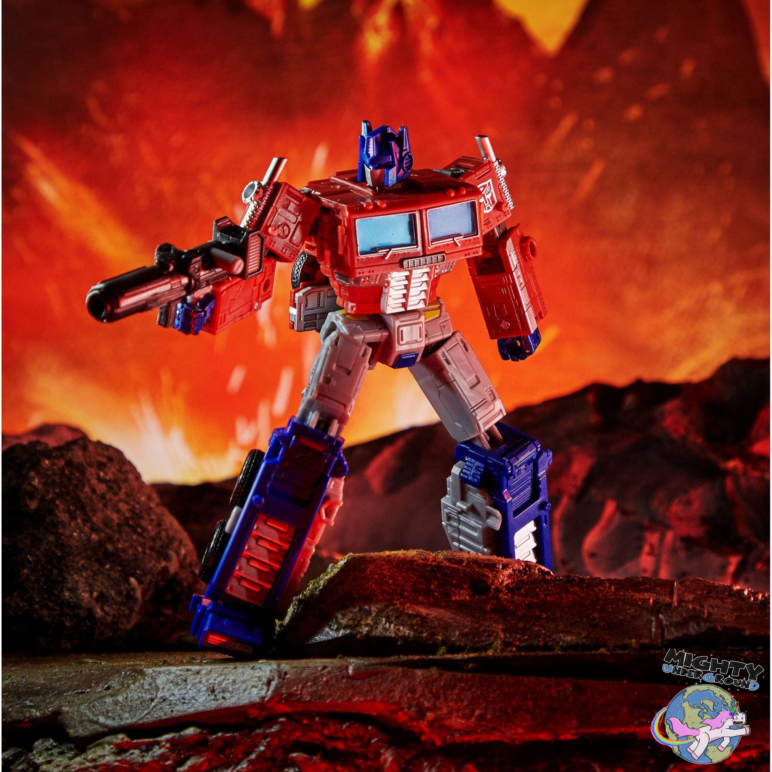 Transformers Generations: Optimus Prime - Leader Class (War for Cybertron Kingdom)-Actionfiguren-Hasbro-Mighty Underground