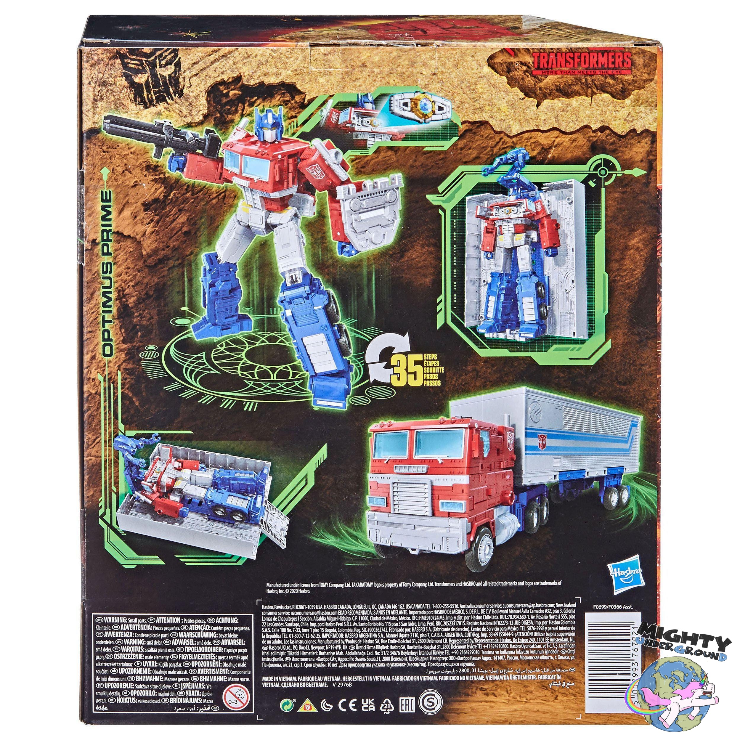 Transformers Generations: Optimus Prime - Leader Class (War for Cybertron Kingdom)-Actionfiguren-Hasbro-Mighty Underground