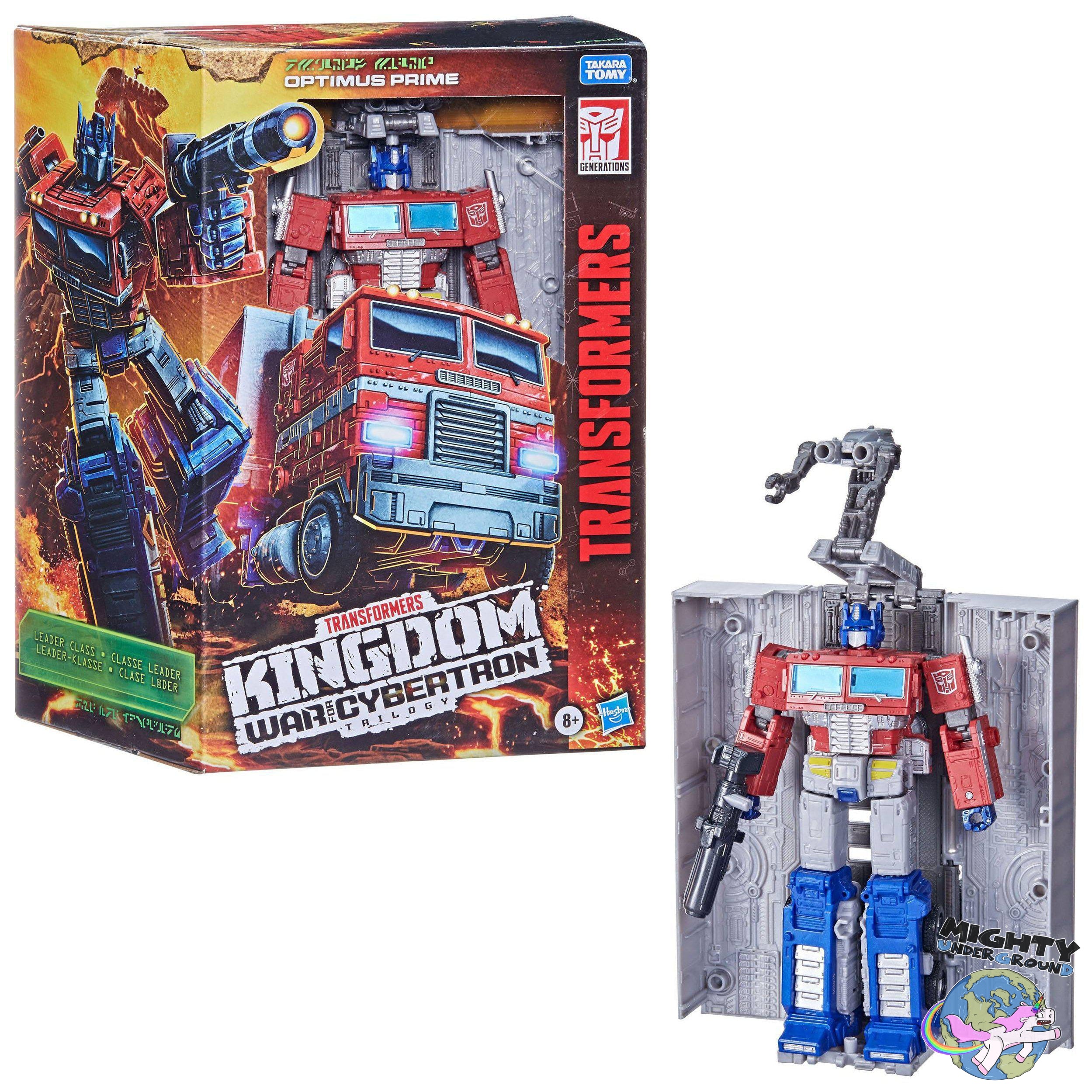 Transformers Generations: Optimus Prime - Leader Class (War for Cybertron Kingdom)-Actionfiguren-Hasbro-Mighty Underground