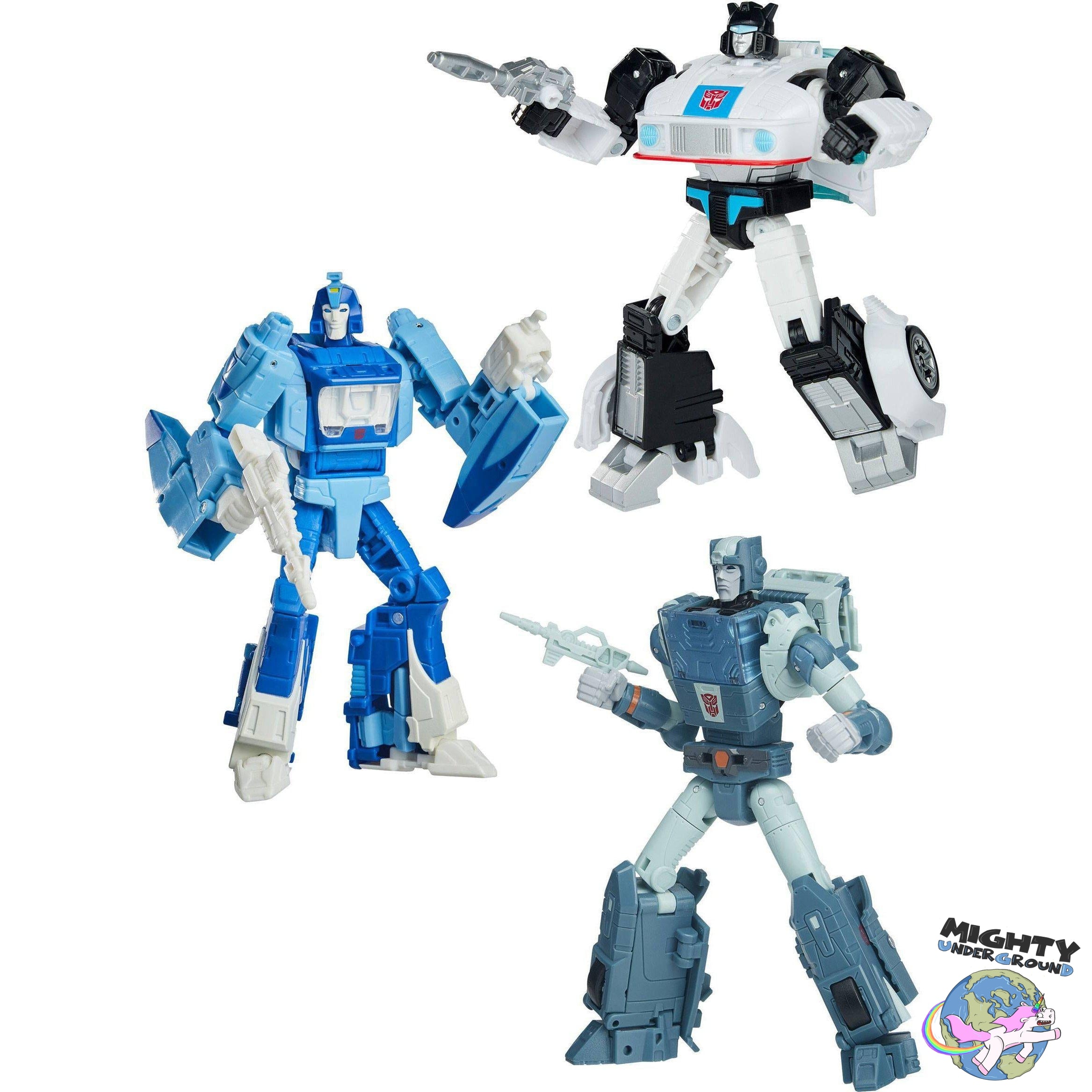 Transformers (The Movie): Autobot Jazz, Kup, Blurr - Set - Studio Series Deluxe Class-Actionfiguren-Hasbro-Mighty Underground