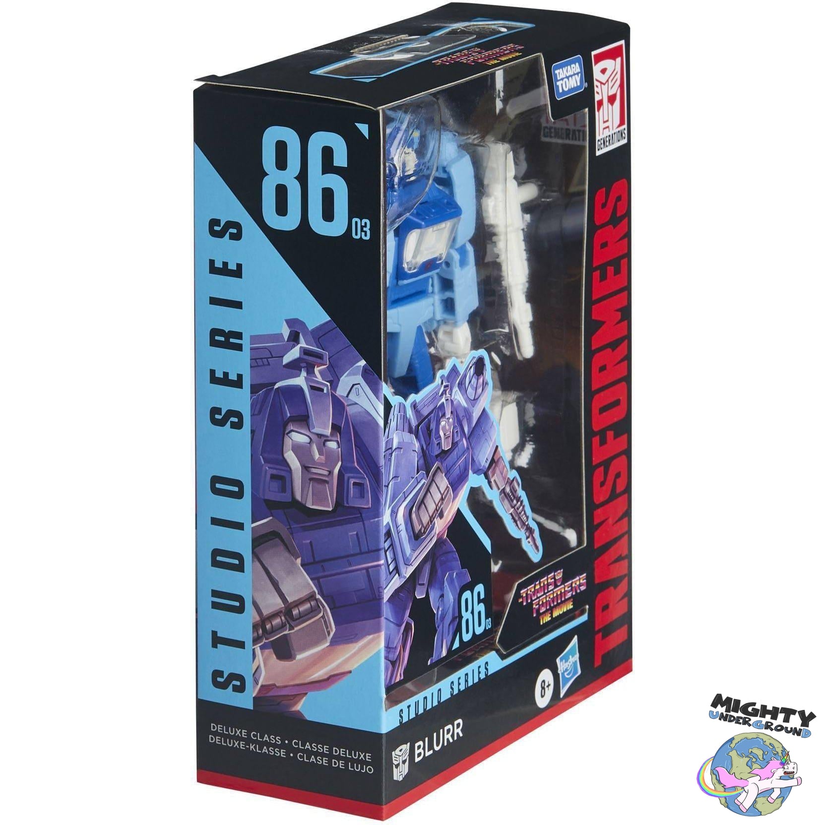 Transformers (The Movie): Blurr - Studio Series Deluxe Class-Actionfiguren-Hasbro-Mighty Underground