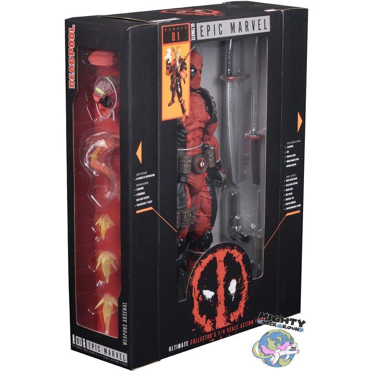 Ultimate Deadpool 1/4-Actionfiguren-NECA-mighty-underground