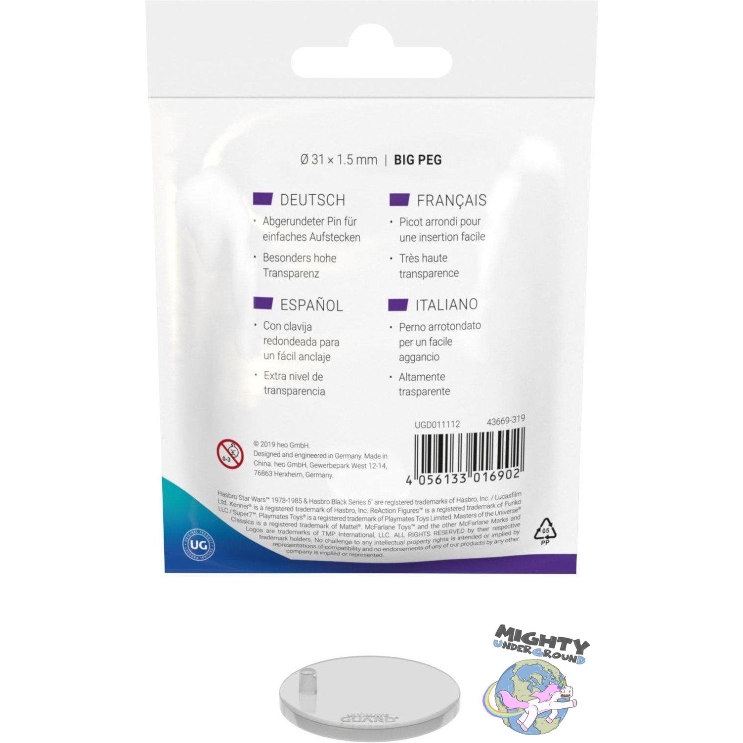 Ultimate Guard Figure Stands Big Peg Vintage (20 Stück)-Actionfiguren-Ultimate Guard-mighty-underground