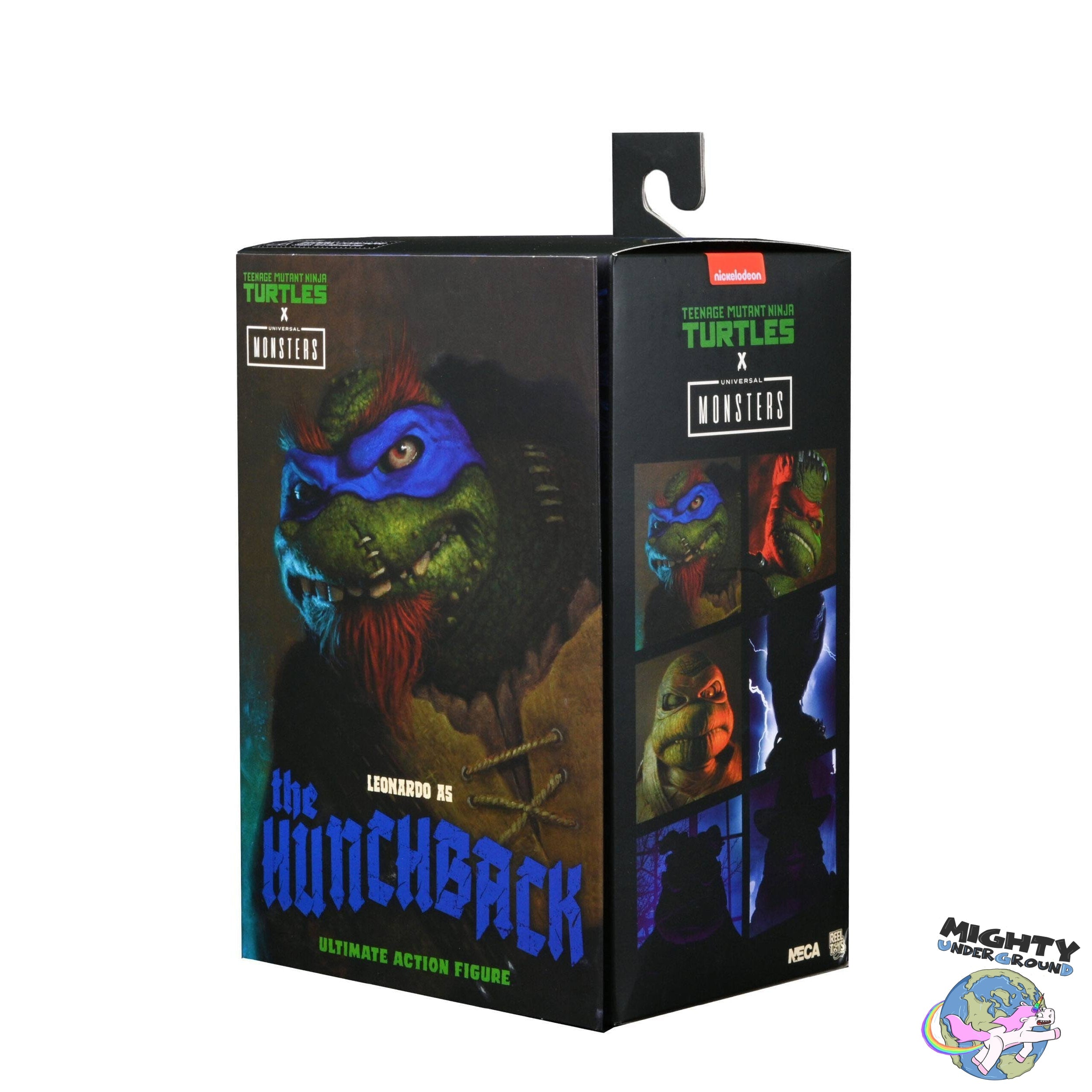 Universal Monsters x TMNT: Ultimate Leonardo as Ygor the Hunchback-Actionfiguren-NECA-Mighty Underground
