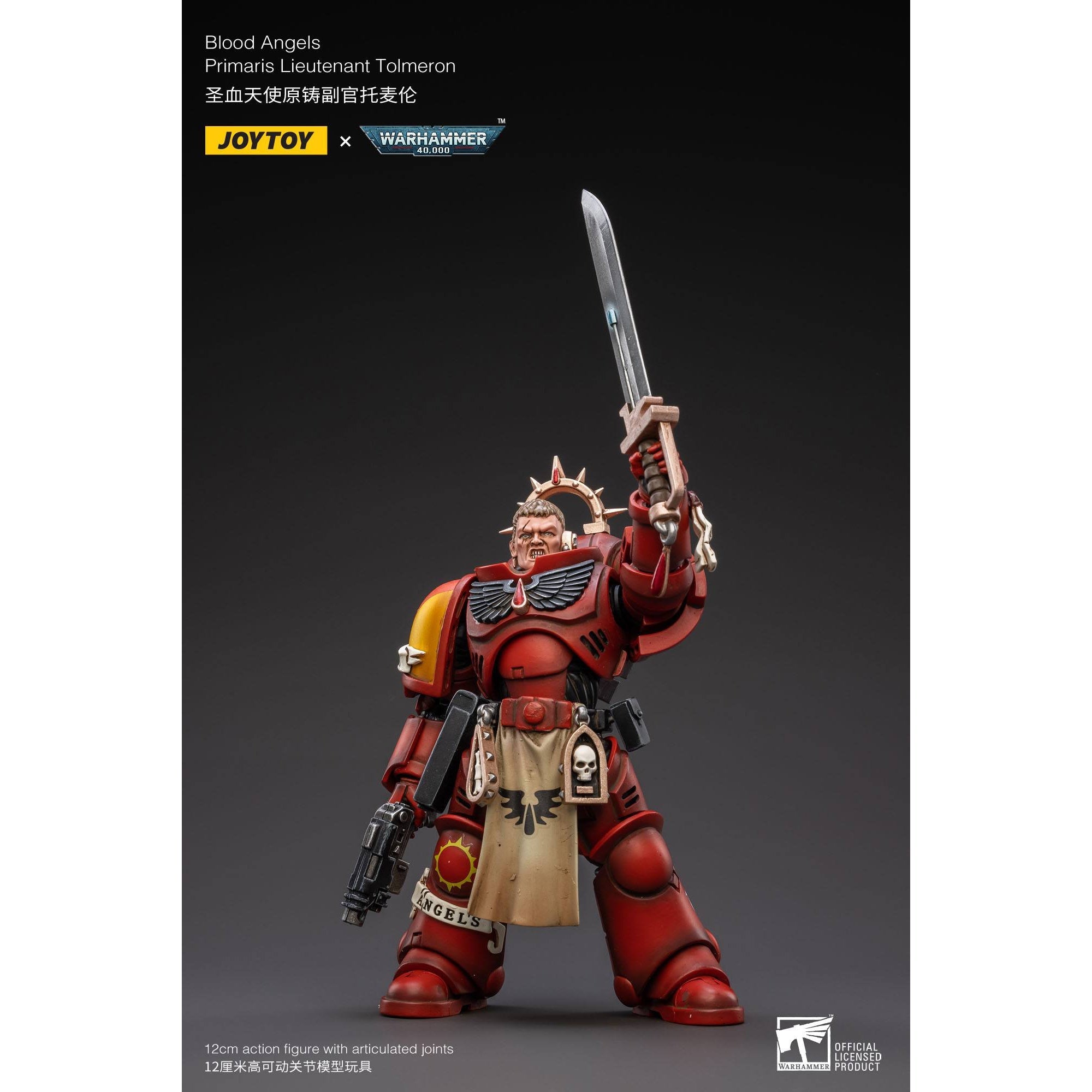 Warhammer 40k: Blood Angels Primaris Lieutenant Tolmeron - 12 cm-Actionfiguren-JoyToy-Mighty Underground