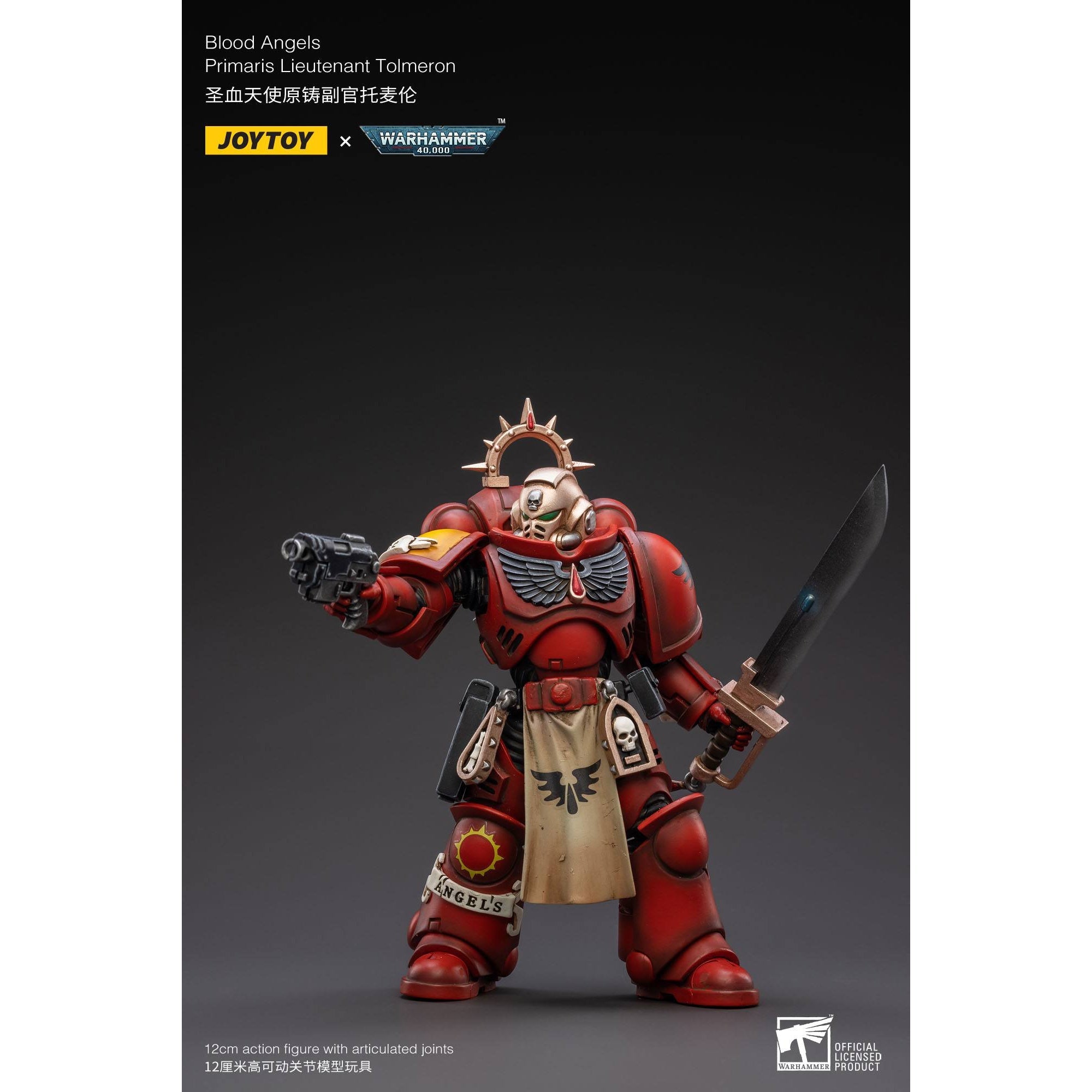 Warhammer 40k: Blood Angels Primaris Lieutenant Tolmeron - 12 cm-Actionfiguren-JoyToy-Mighty Underground