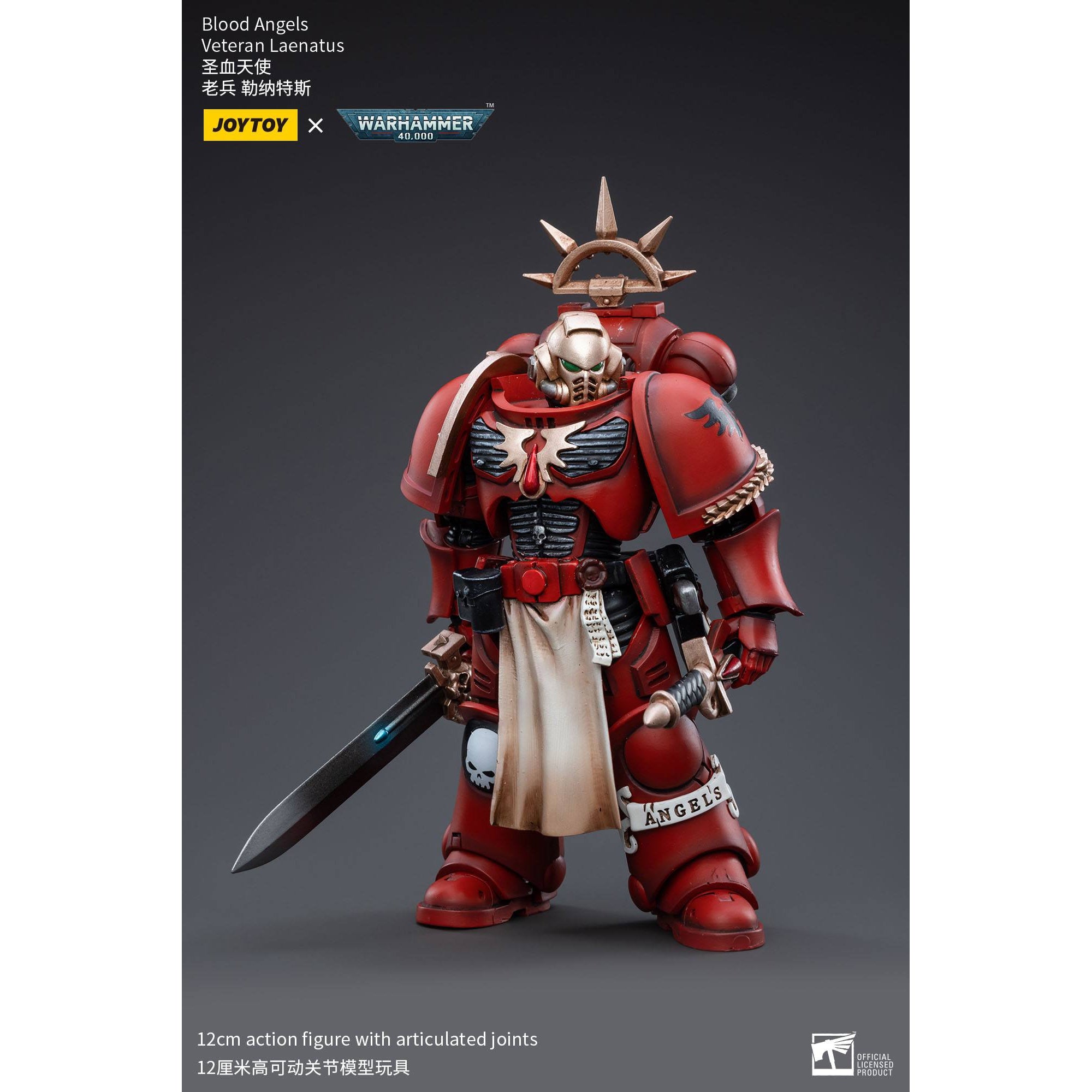 Warhammer 40k: Blood Angels Veteran Laenatus - 12 cm-Actionfiguren-JoyToy-Mighty Underground