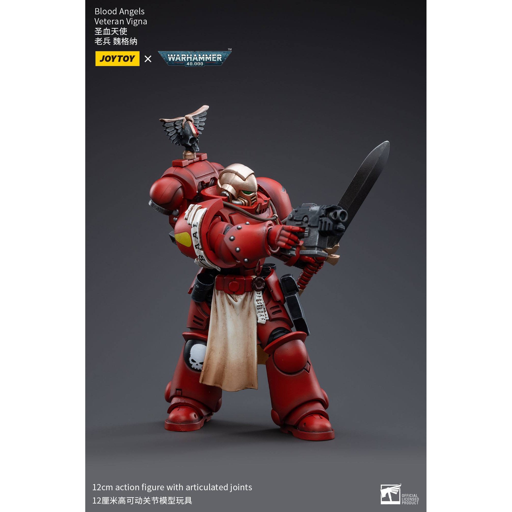 Warhammer 40k: Blood Angels Veteran Vigna - 12 cm-Actionfiguren-JoyToy-Mighty Underground
