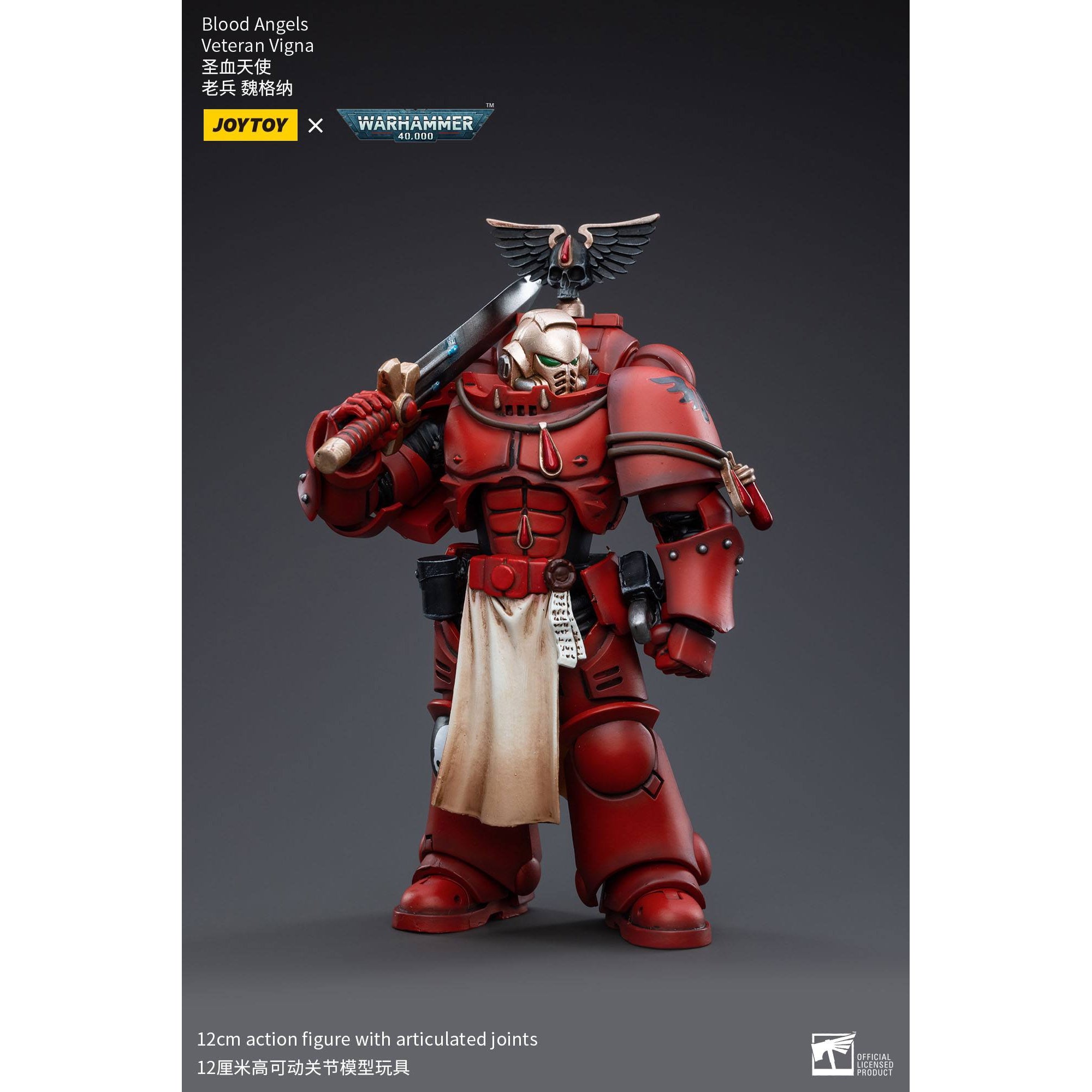 Warhammer 40k: Blood Angels Veteran Vigna - 12 cm-Actionfiguren-JoyToy-Mighty Underground