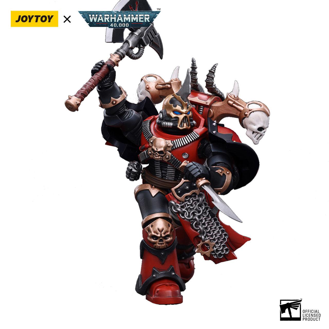 Warhammer 40k: Chaos Space Marines Red Corsairs Exalted Champion Gotor the Blade - 12 cm-Actionfiguren-JoyToy-Mighty Underground
