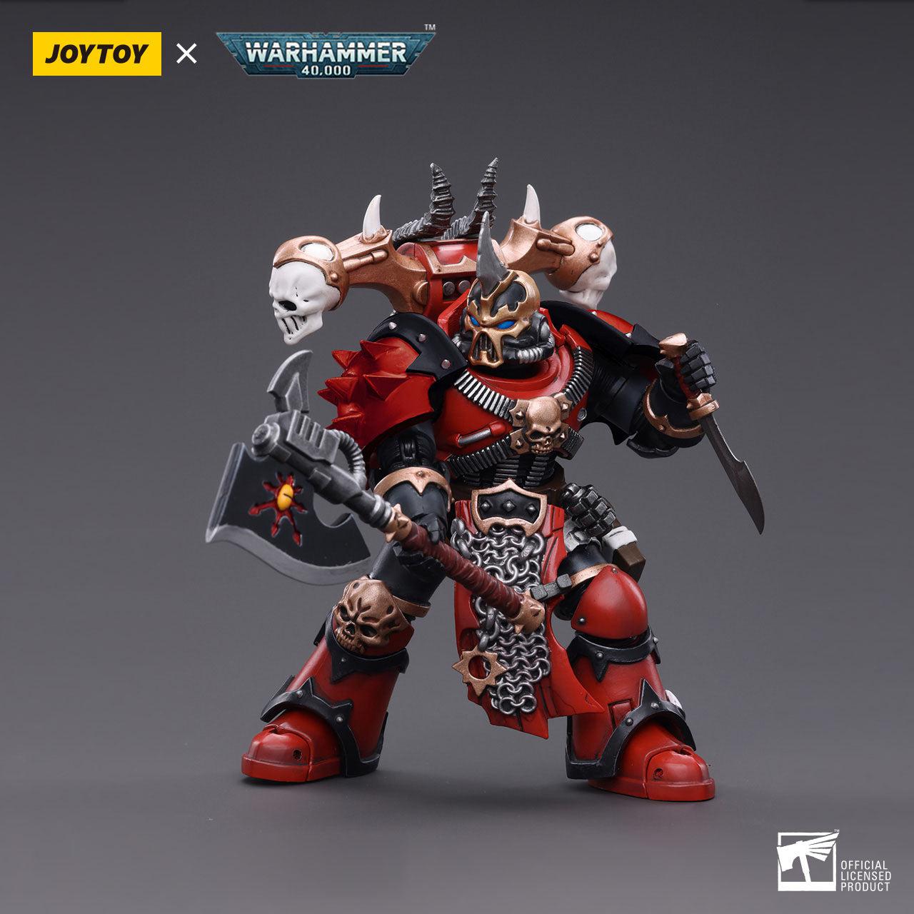 Warhammer 40k: Chaos Space Marines Red Corsairs Exalted Champion Gotor the Blade - 12 cm-Actionfiguren-JoyToy-Mighty Underground