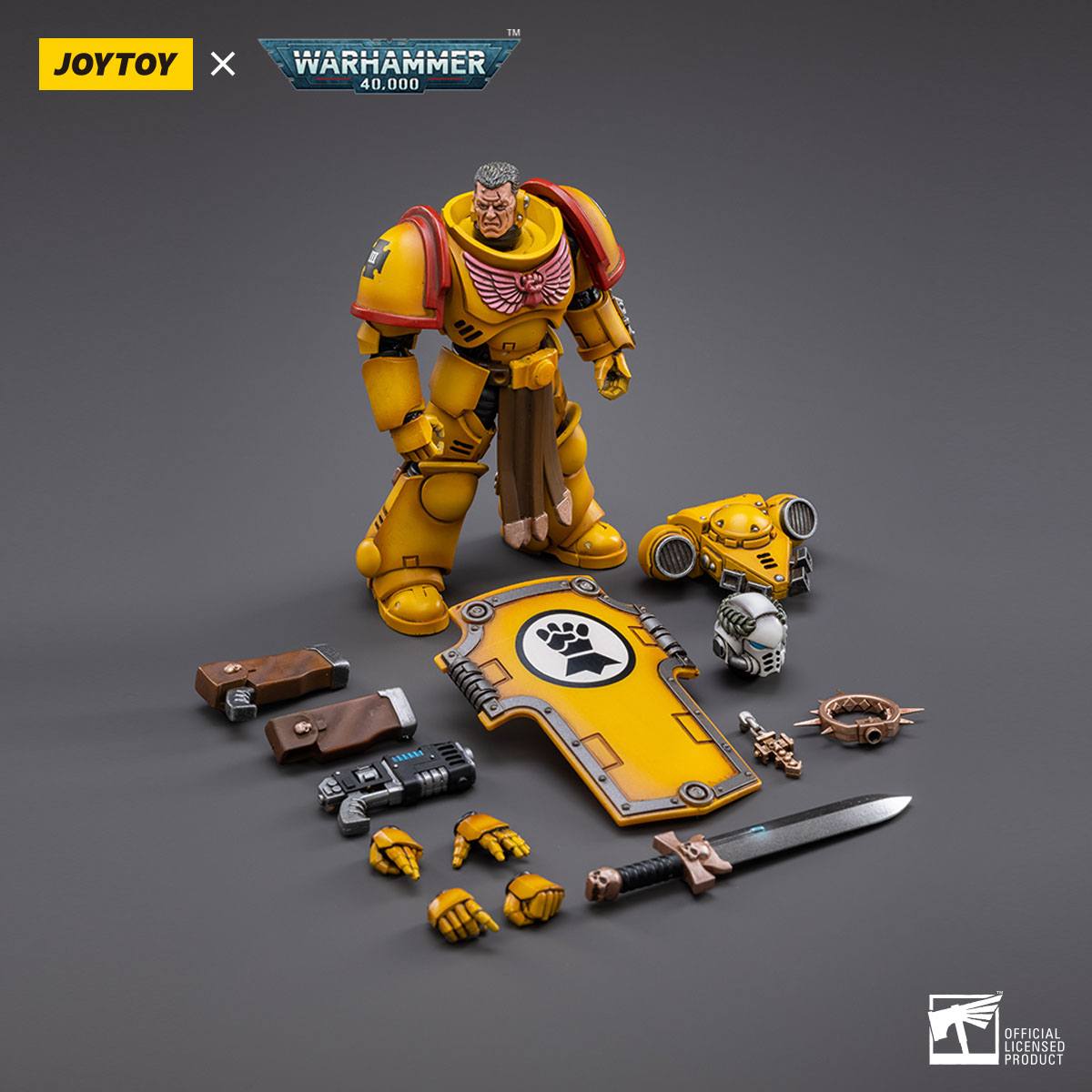 Warhammer 40k: Imperial Fists Veteran Brother Thracius - 12 cm-Actionfiguren-JoyToy-Mighty Underground