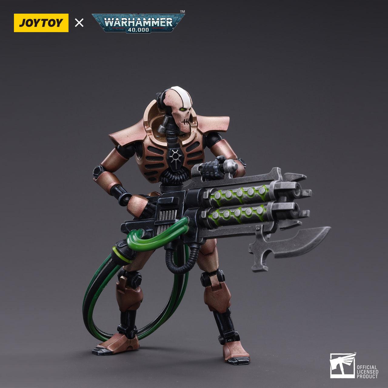 Warhammer 40k: Necrons Szarekhan Dynasty lmmortal with Gauss Blaster 2-Pack - 12 cm-Actionfiguren-JoyToy-Mighty Underground