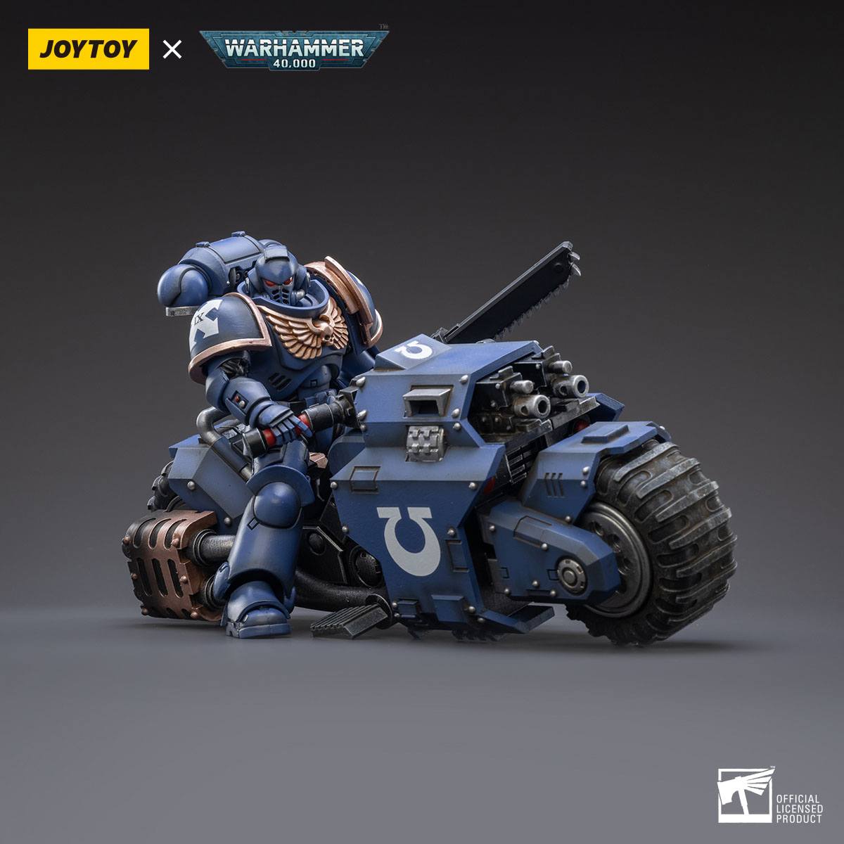 Warhammer 40k: Ultramarines Outrider Bike - 22 cm-Actionfiguren-JoyToy-Mighty Underground