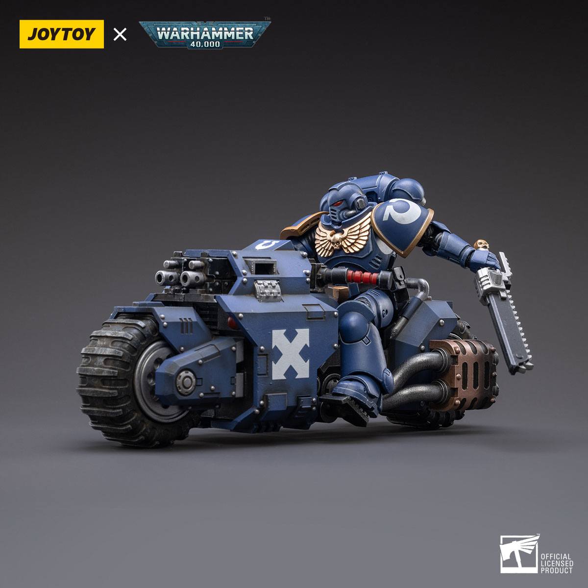 Warhammer 40k: Ultramarines Outrider Bike - 22 cm-Actionfiguren-JoyToy-Mighty Underground