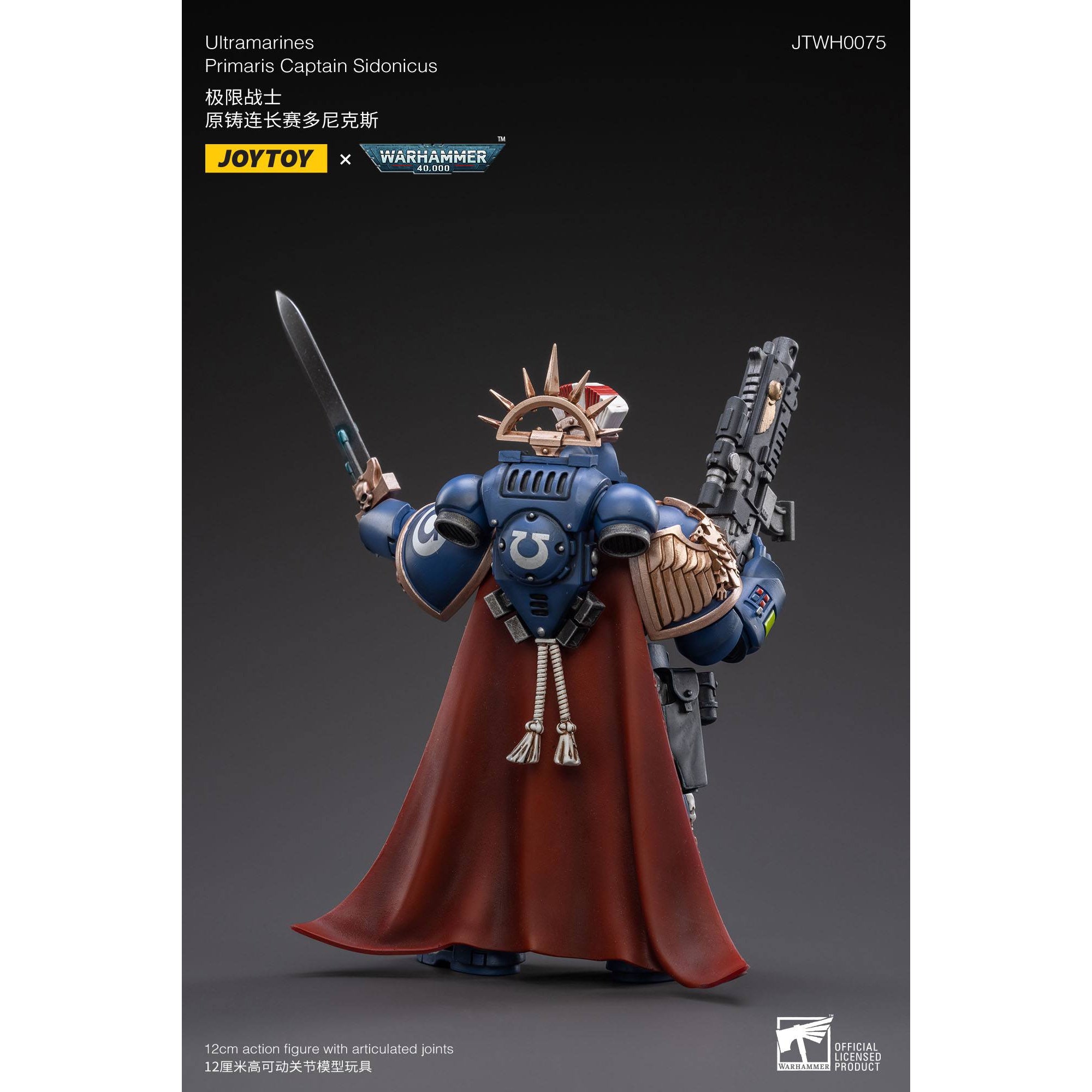 Warhammer 40k: Ultramarines Primaris Captain Sidonicus - 12 cm-Actionfiguren-JoyToy-Mighty Underground