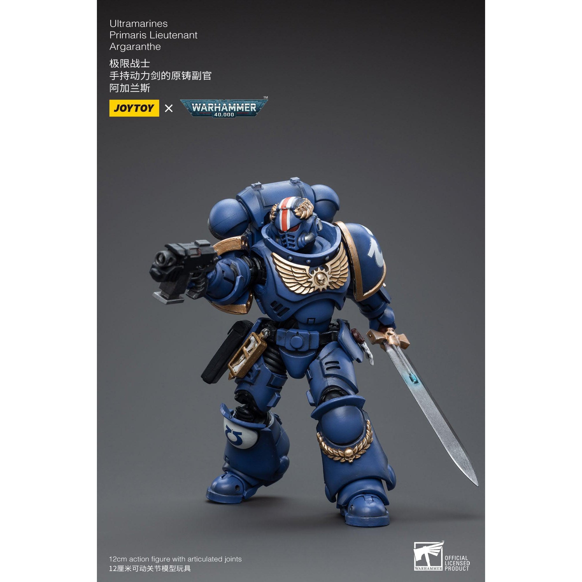 Warhammer 40k: Ultramarines Primaris Lieutenant Argaranthe - 12 cm-Actionfiguren-JoyToy-Mighty Underground