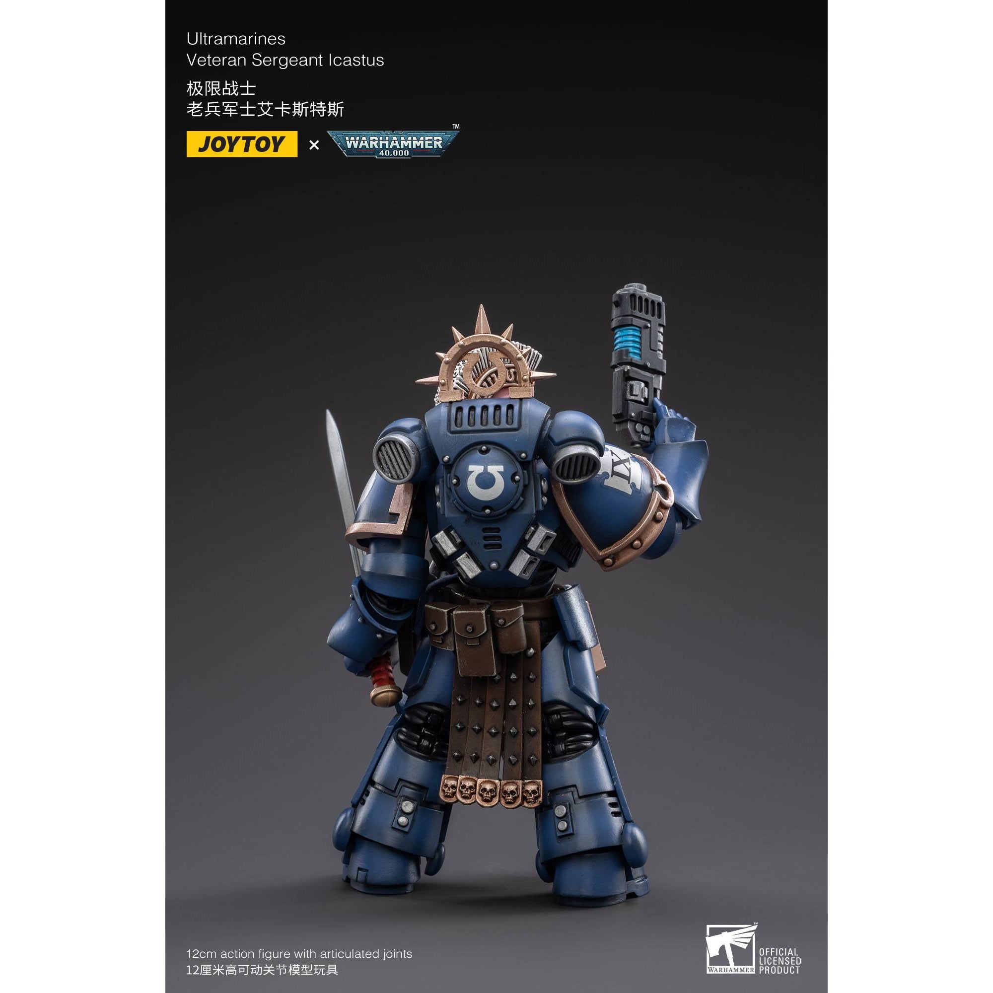 Warhammer 40k: Ultramarines Veteran Sergeant Icastus - 12 cm-Actionfiguren-JoyToy-Mighty Underground