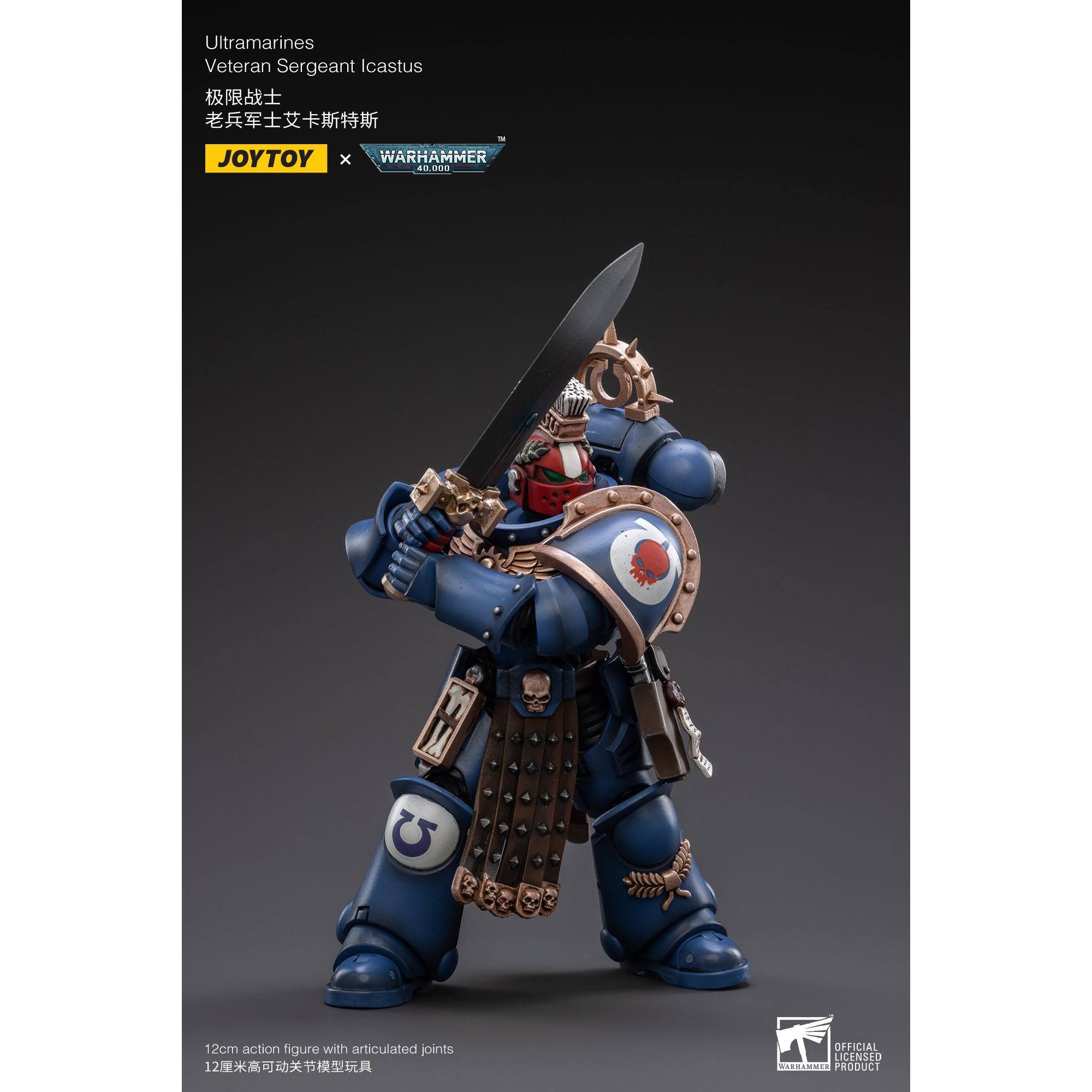 Warhammer 40k: Ultramarines Veteran Sergeant Icastus - 12 cm-Actionfiguren-JoyToy-Mighty Underground