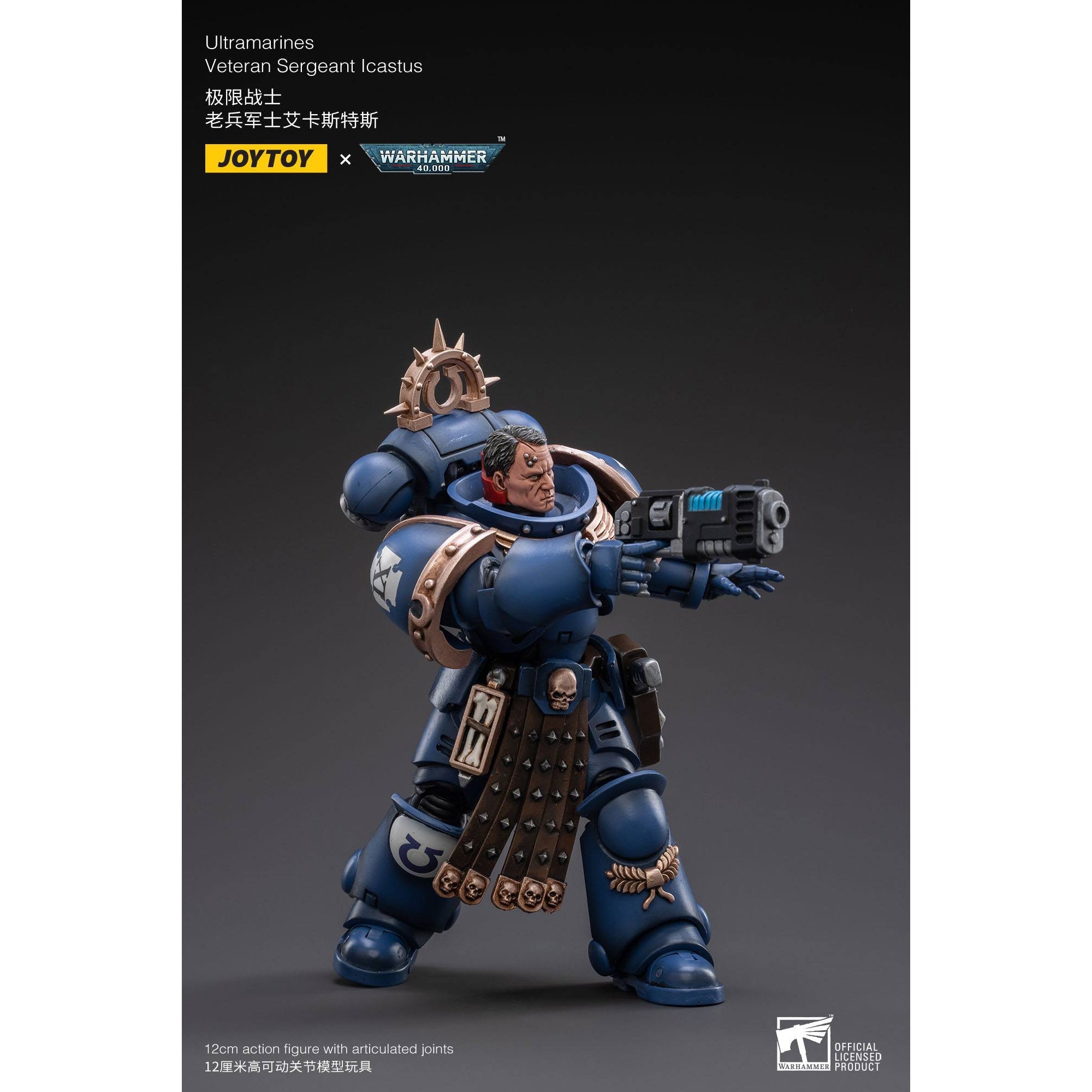 Warhammer 40k: Ultramarines Veteran Sergeant Icastus - 12 cm-Actionfiguren-JoyToy-Mighty Underground