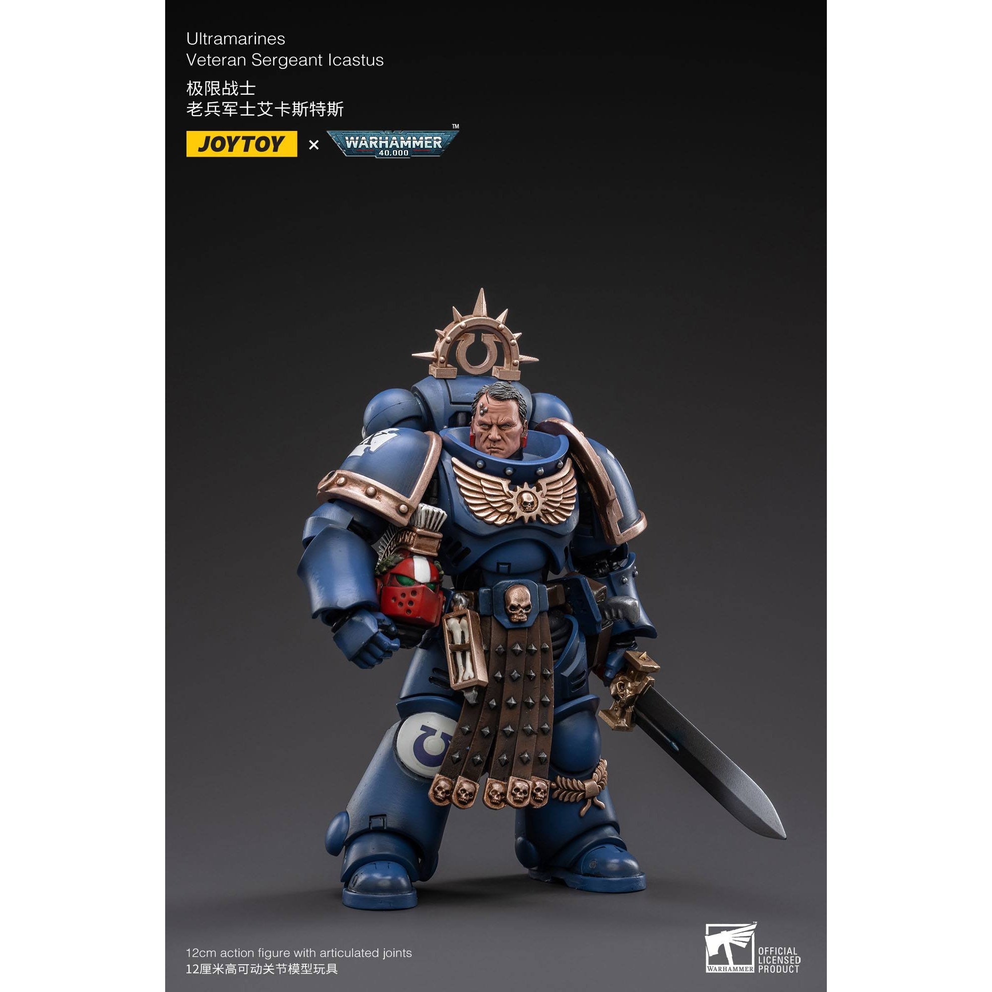 Warhammer 40k: Ultramarines Veteran Sergeant Icastus - 12 cm-Actionfiguren-JoyToy-Mighty Underground